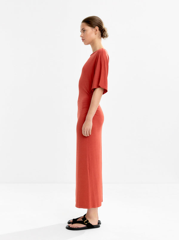 Long Dress With Gathering