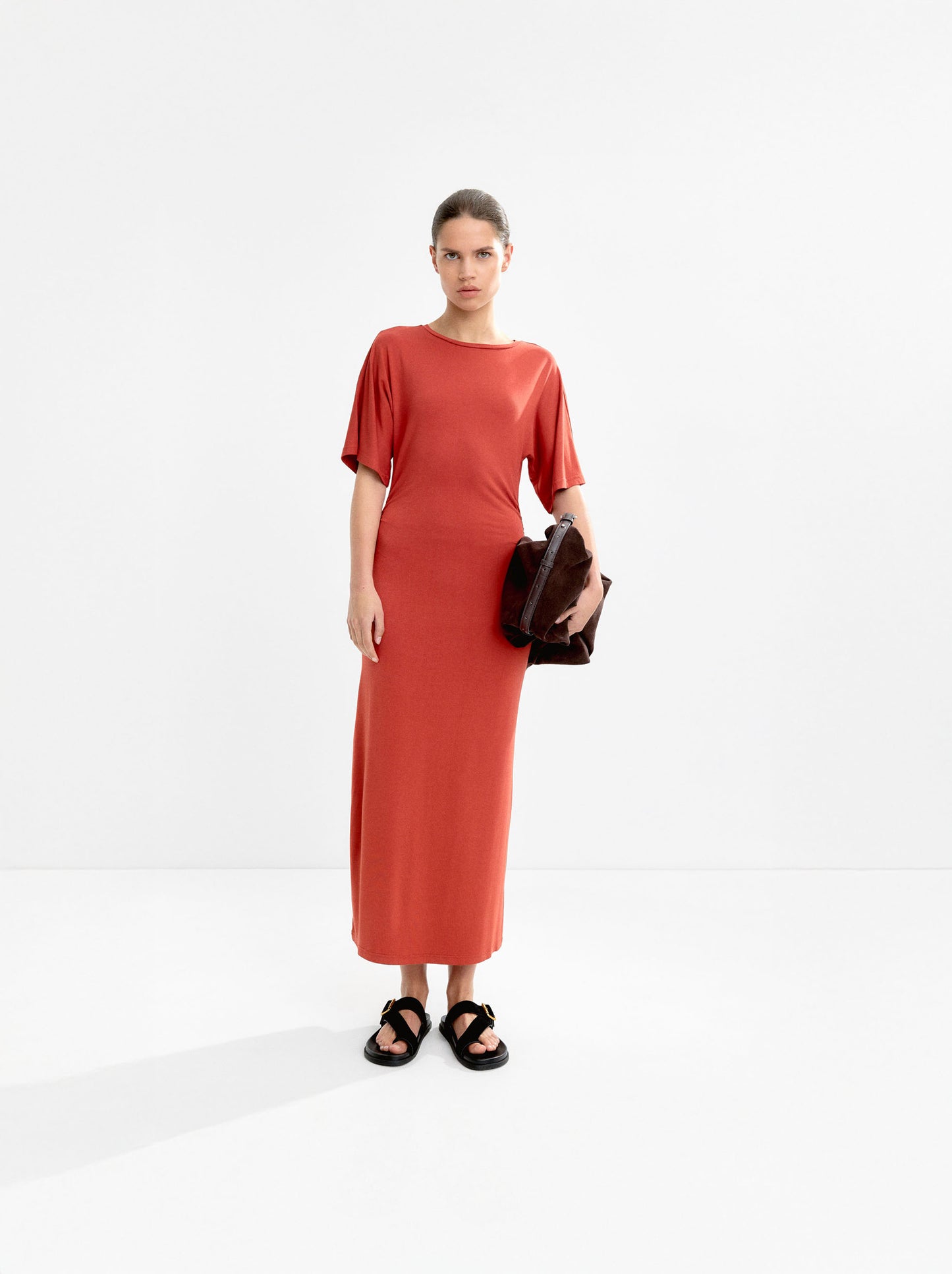 Long Dress With Gathering