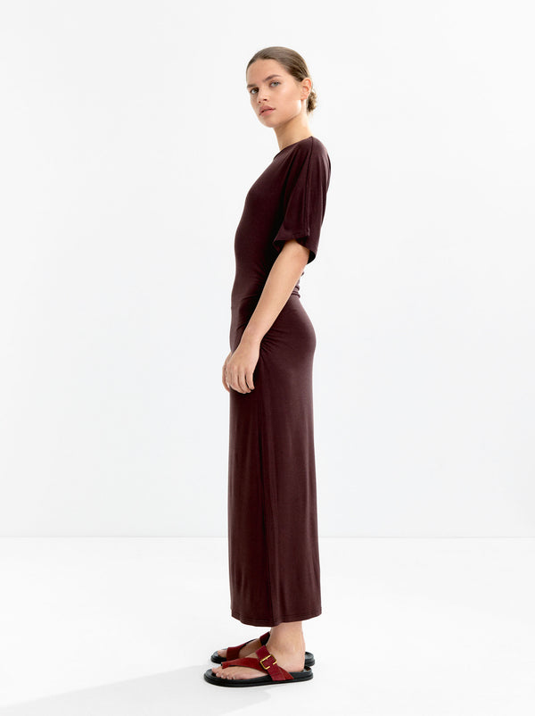Long Dress With Gathering