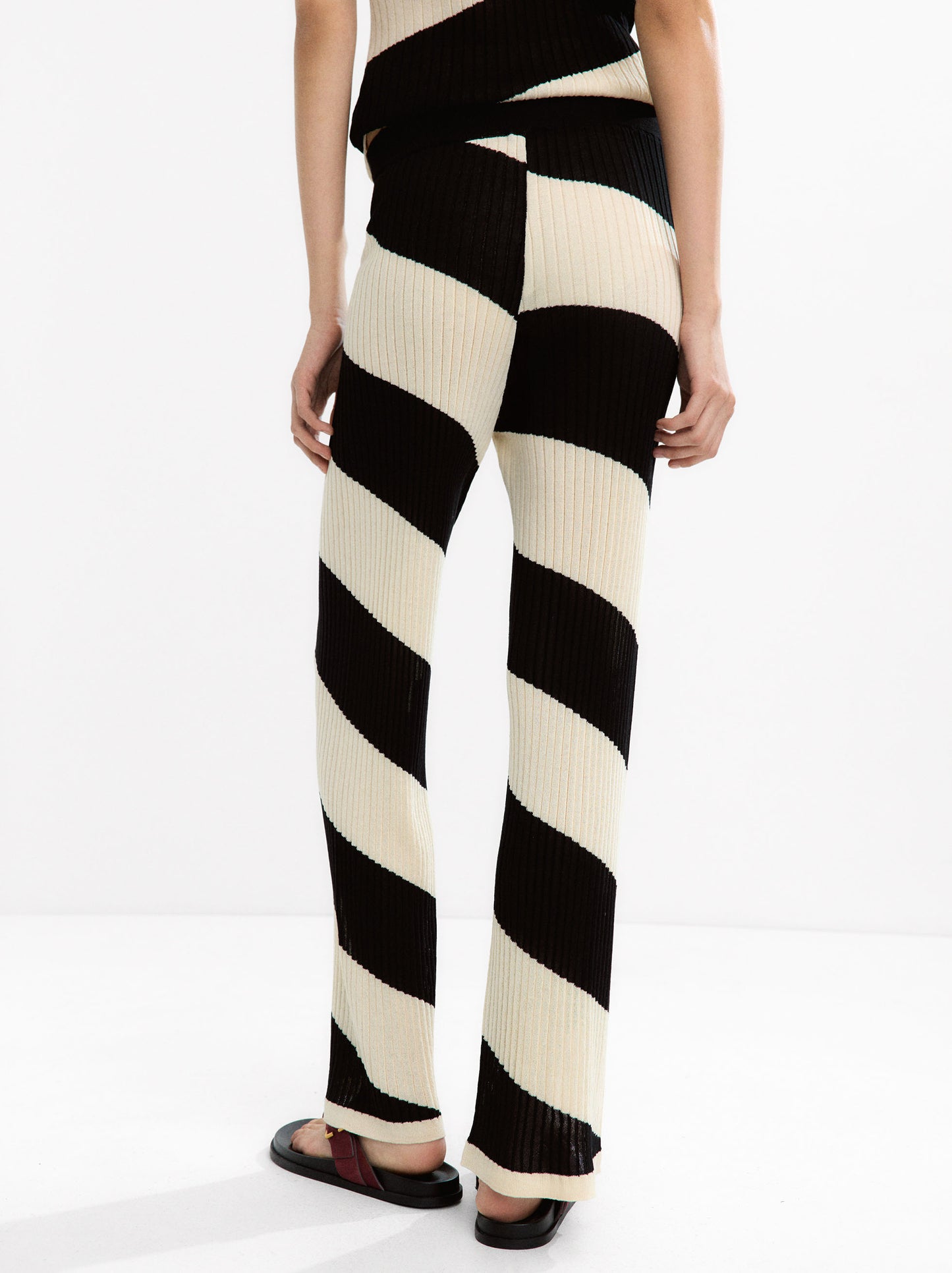Striped Knit Trousers