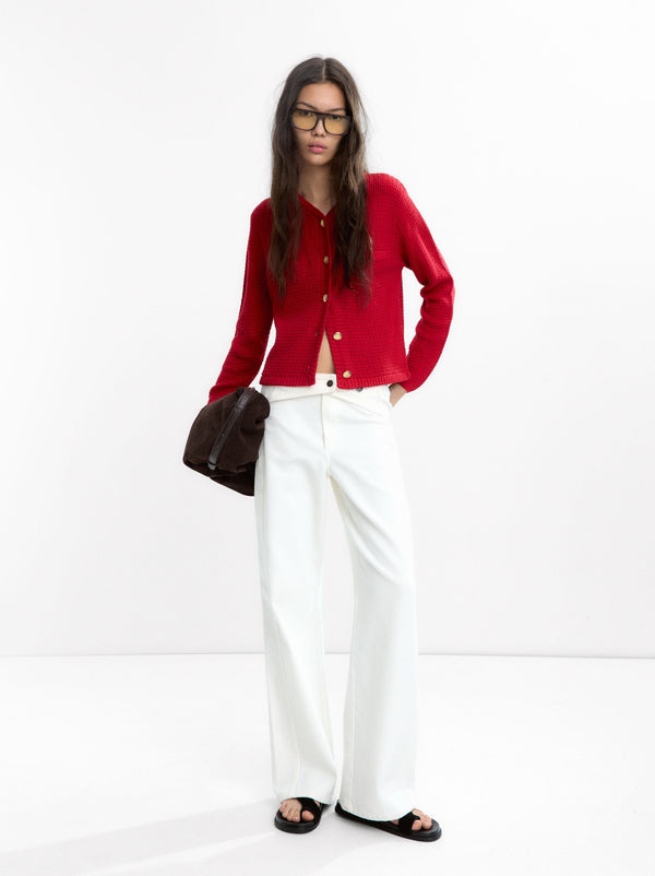 Textured Knit Cardigan