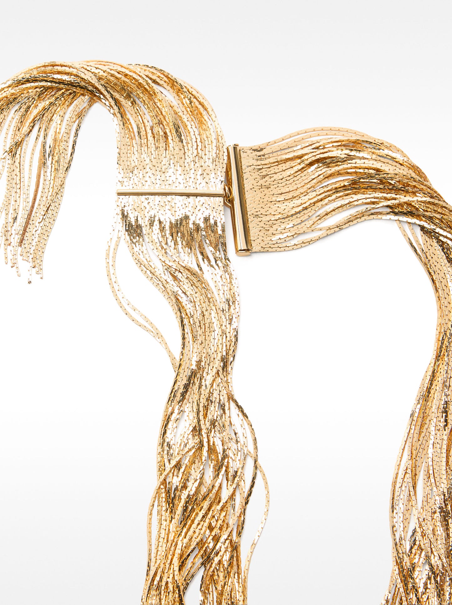 Wide Multi-Strand Necklace