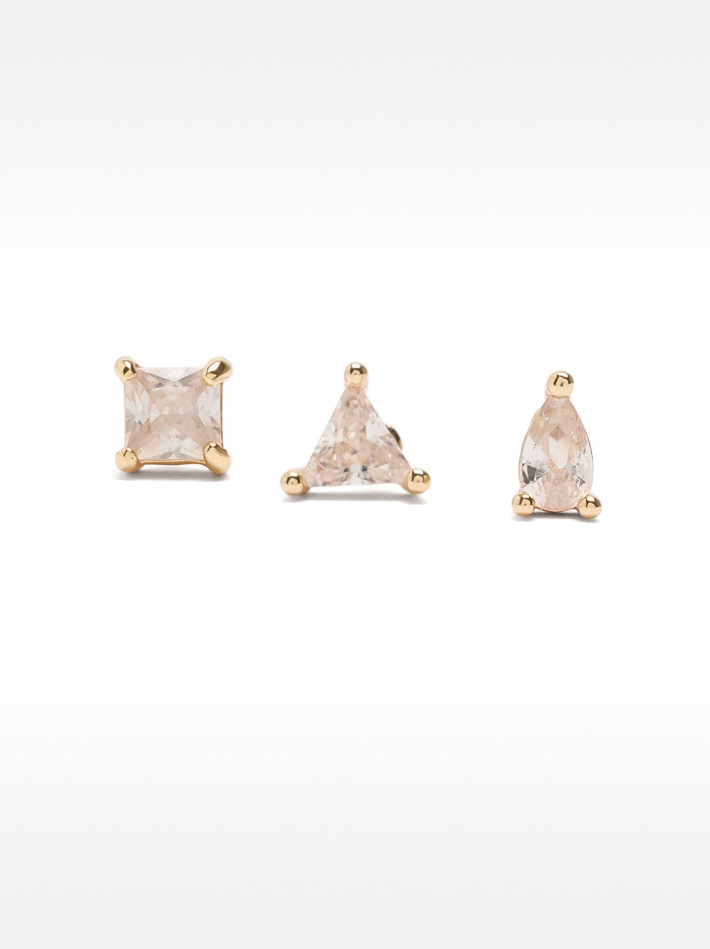 Zirconia Earring Set