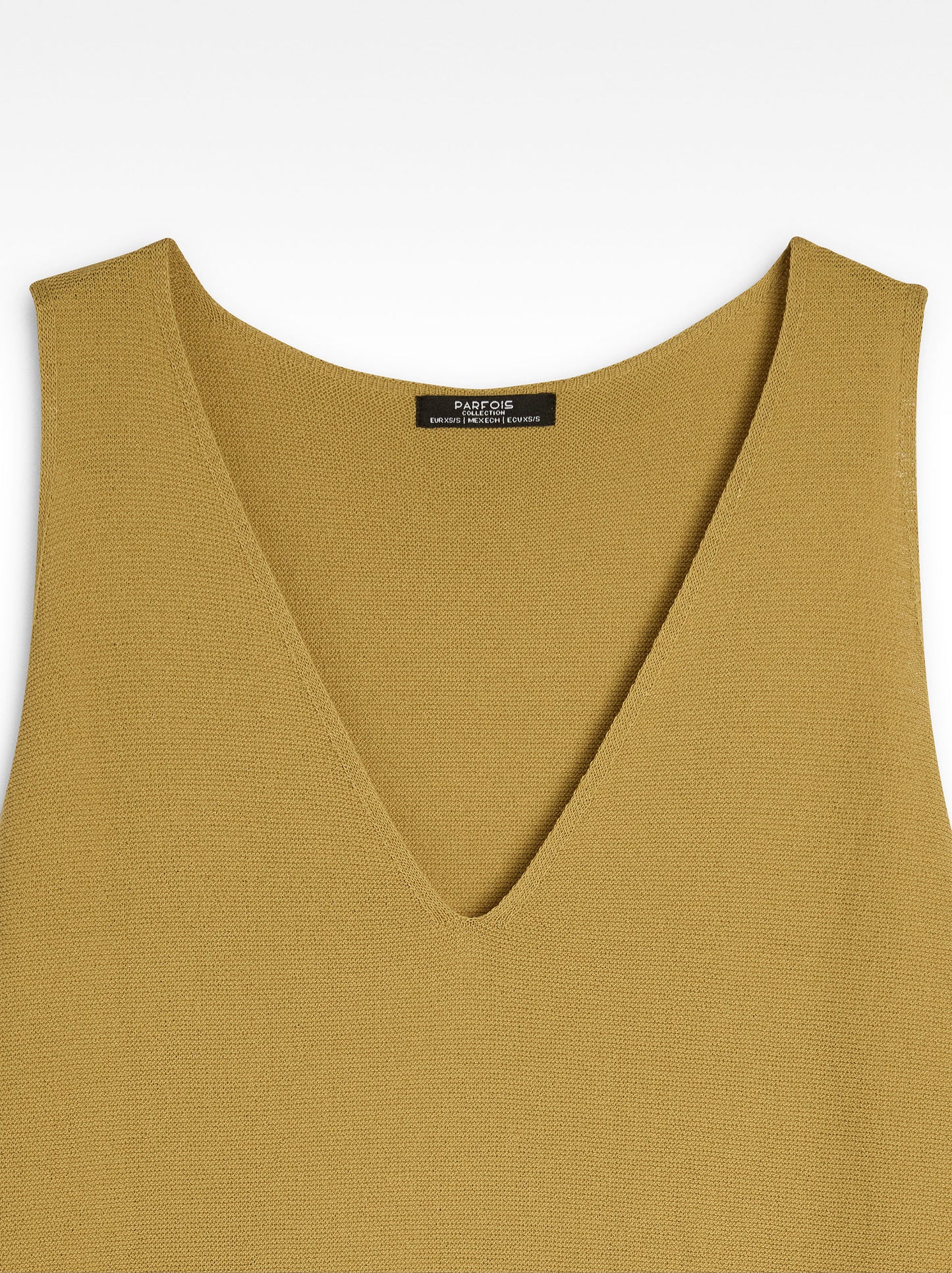 V-Neck Knit Top