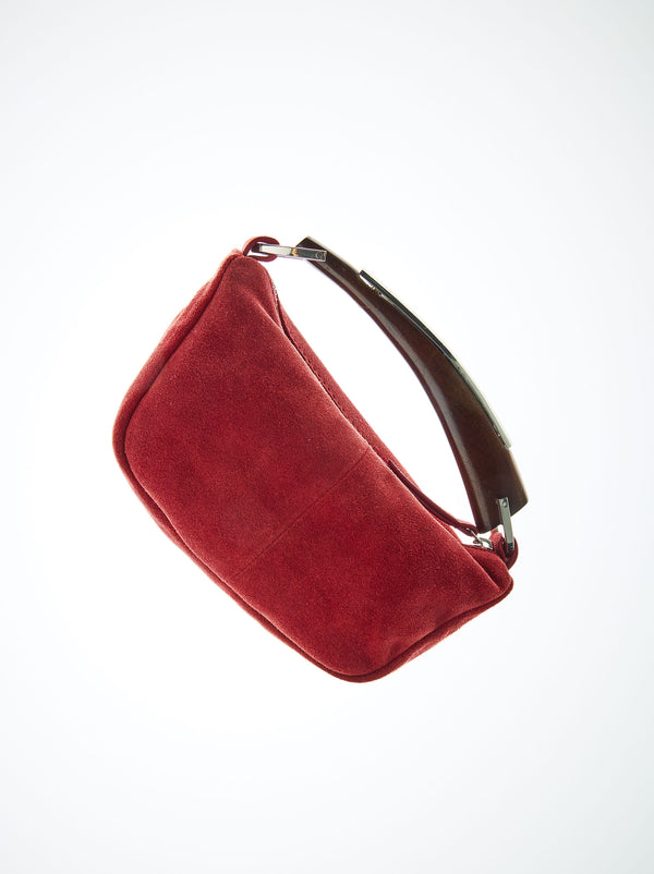 Suede Leather Handbag