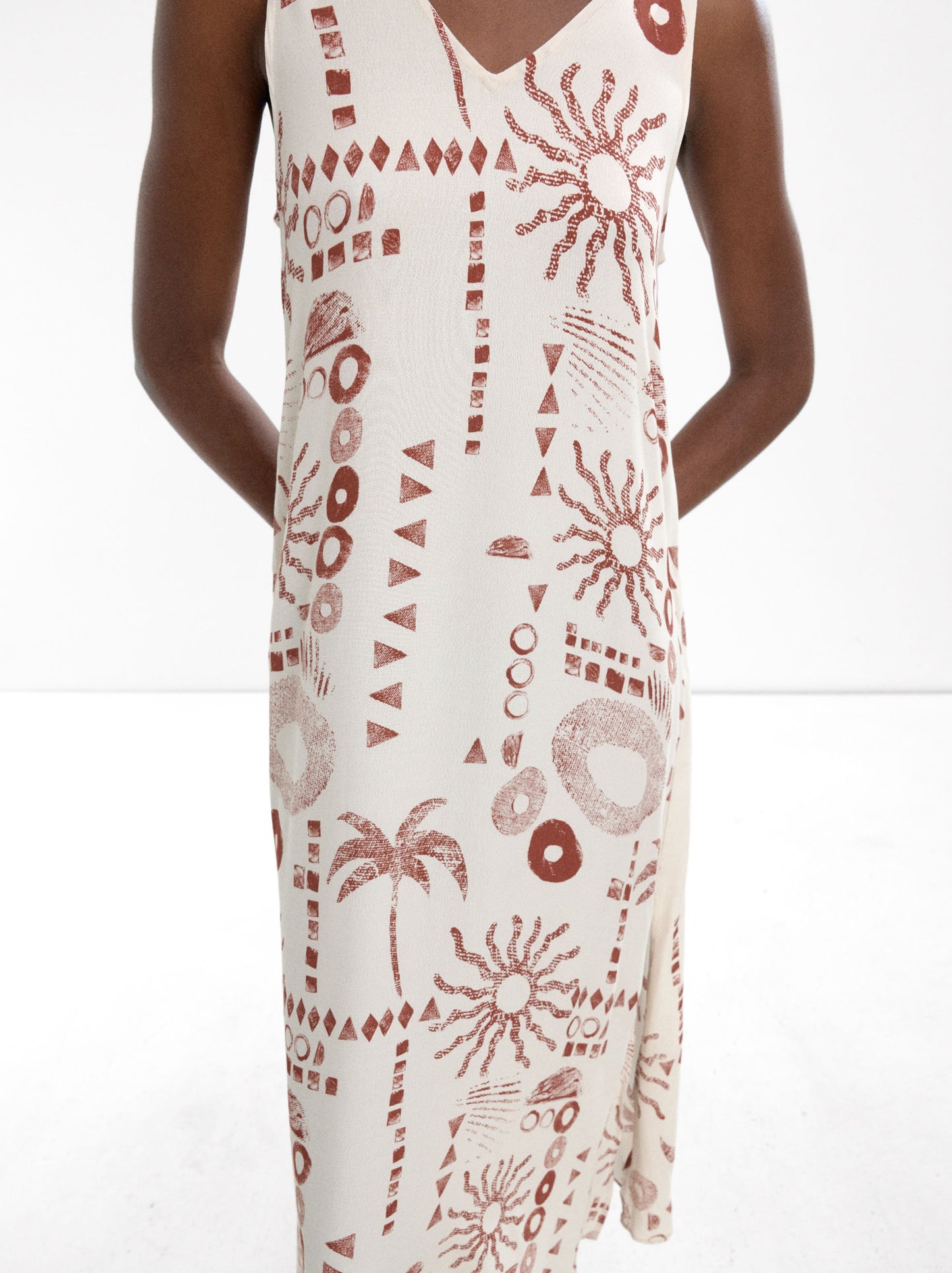 Midi Printed Dress