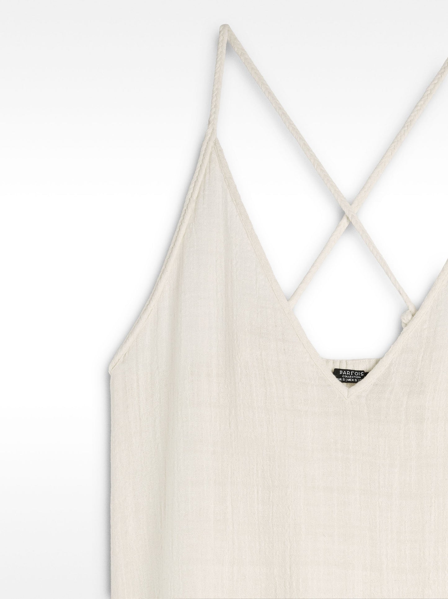 Long Dress Made Of Cotton With Linen