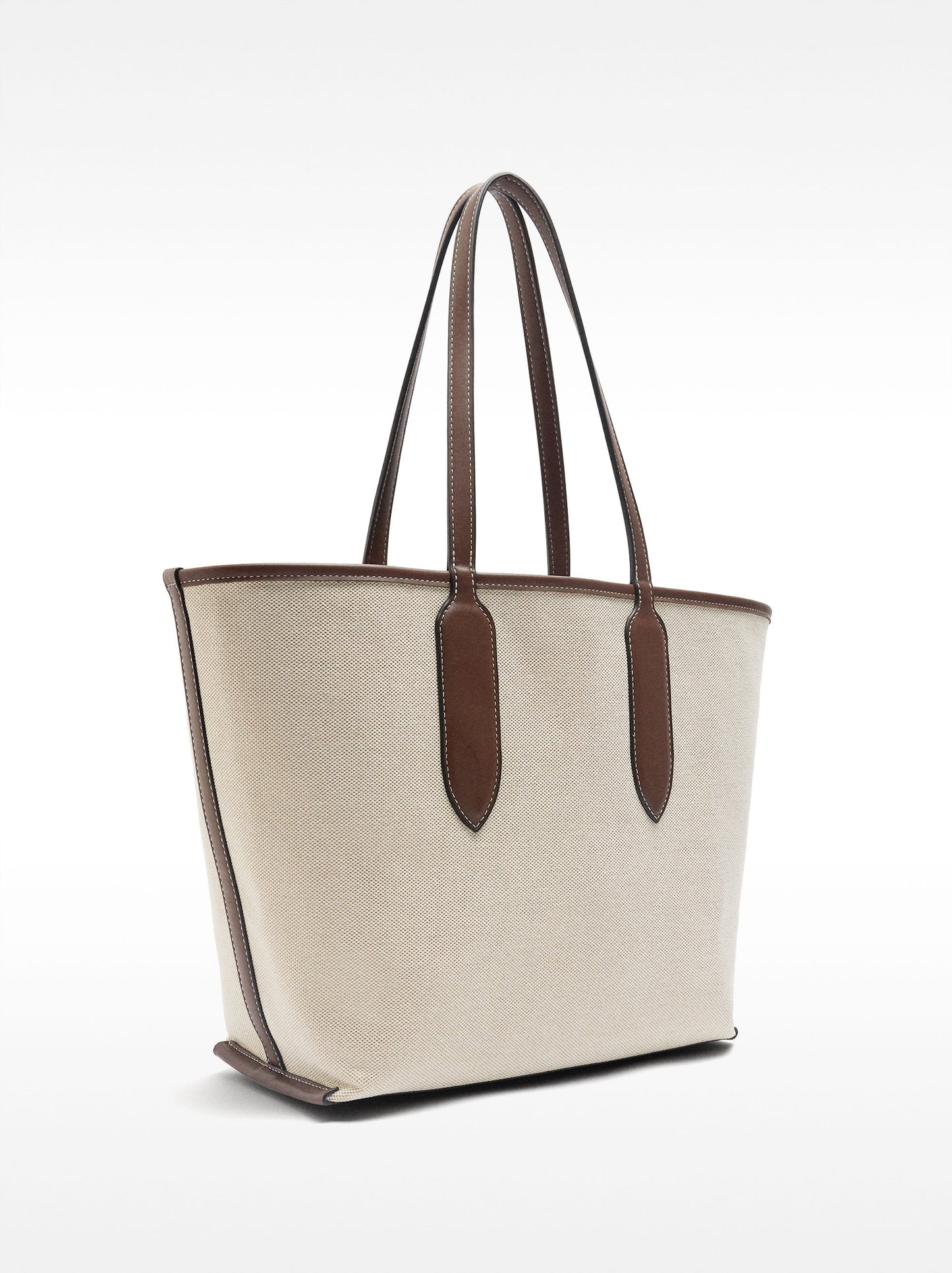 Shopper Bag With Reversible Fabric