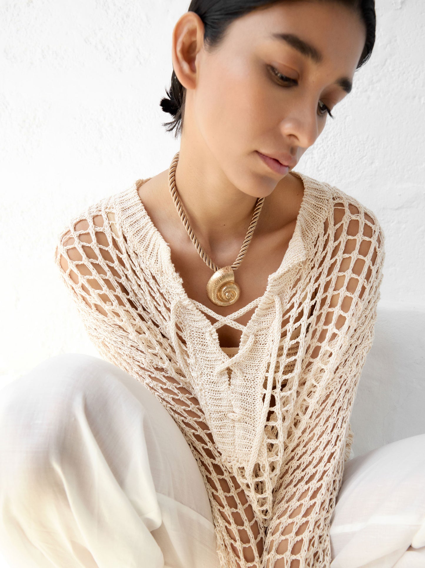 Necklace With Shell Pendant