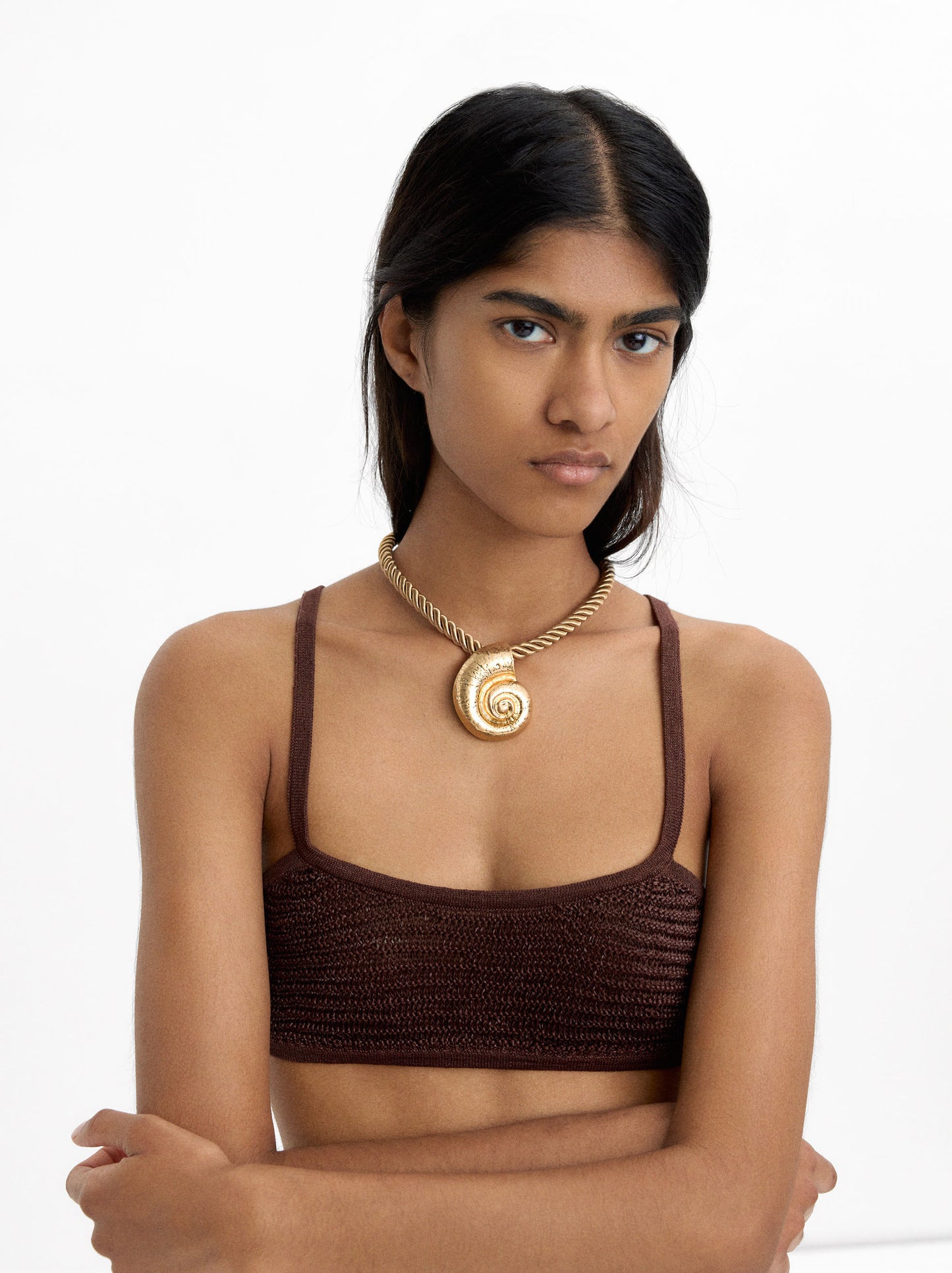Necklace With Shell Pendant
