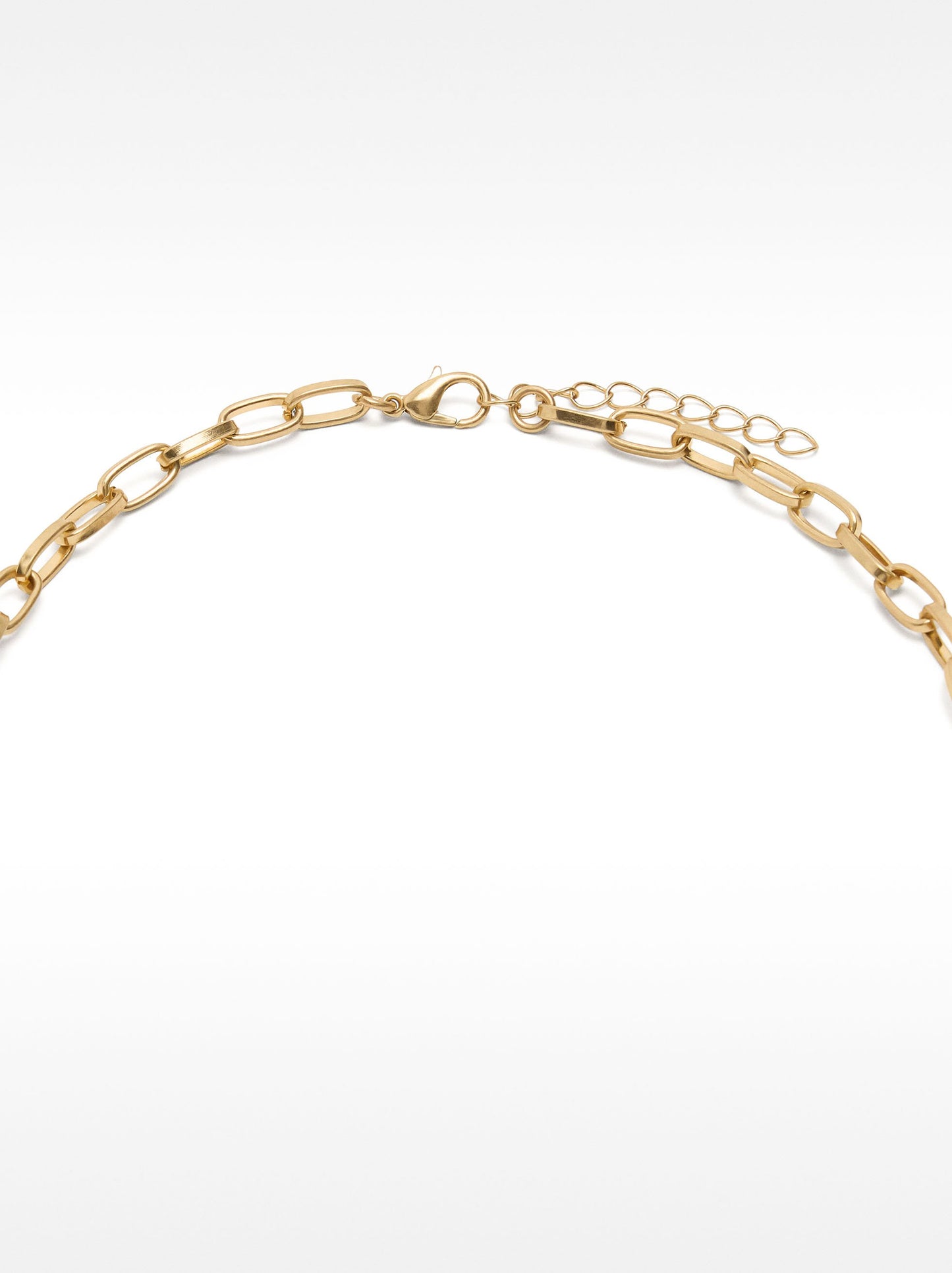 Long Necklace Of Links With Fish And Spheres