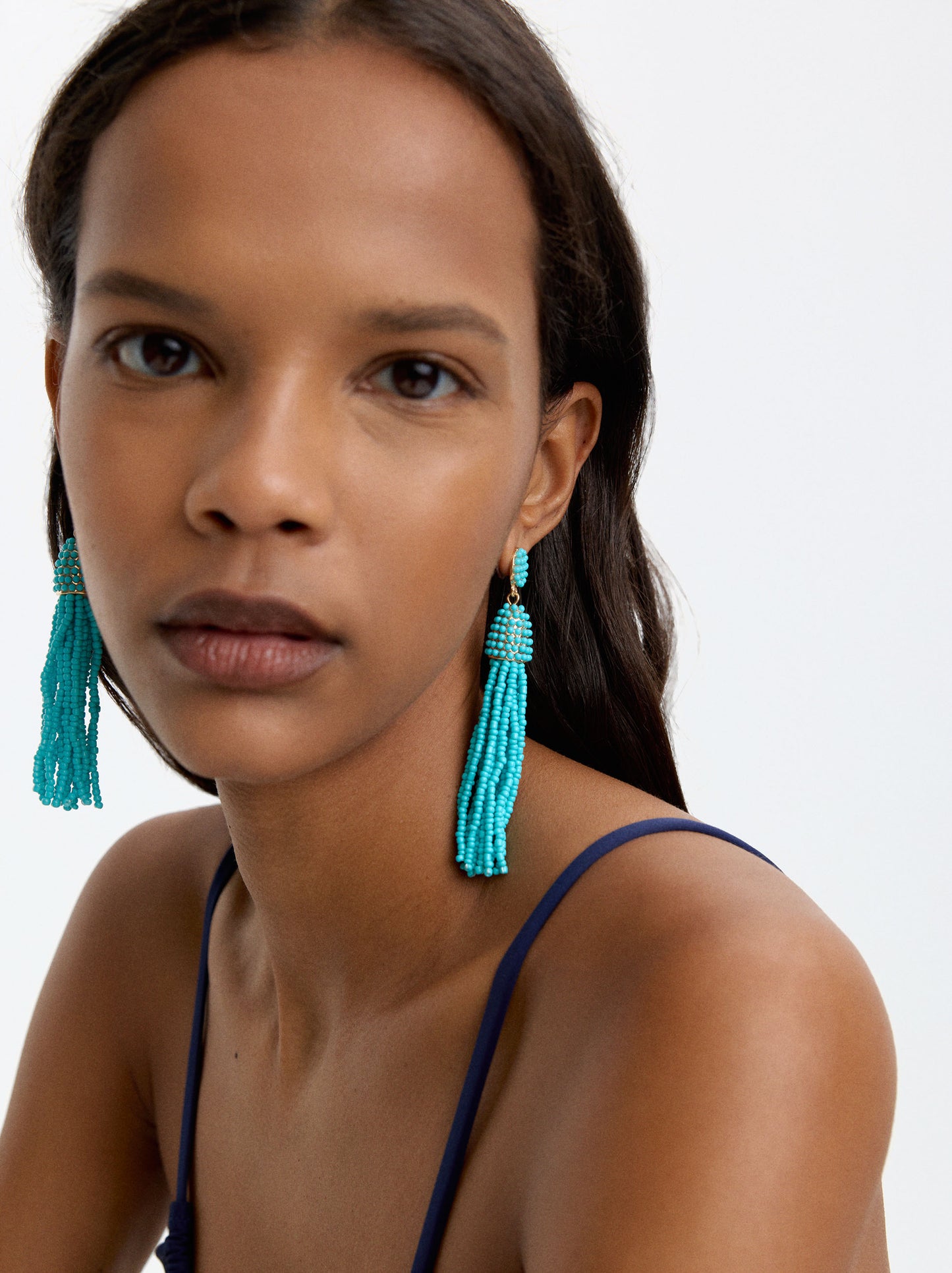Long Bead Earrings