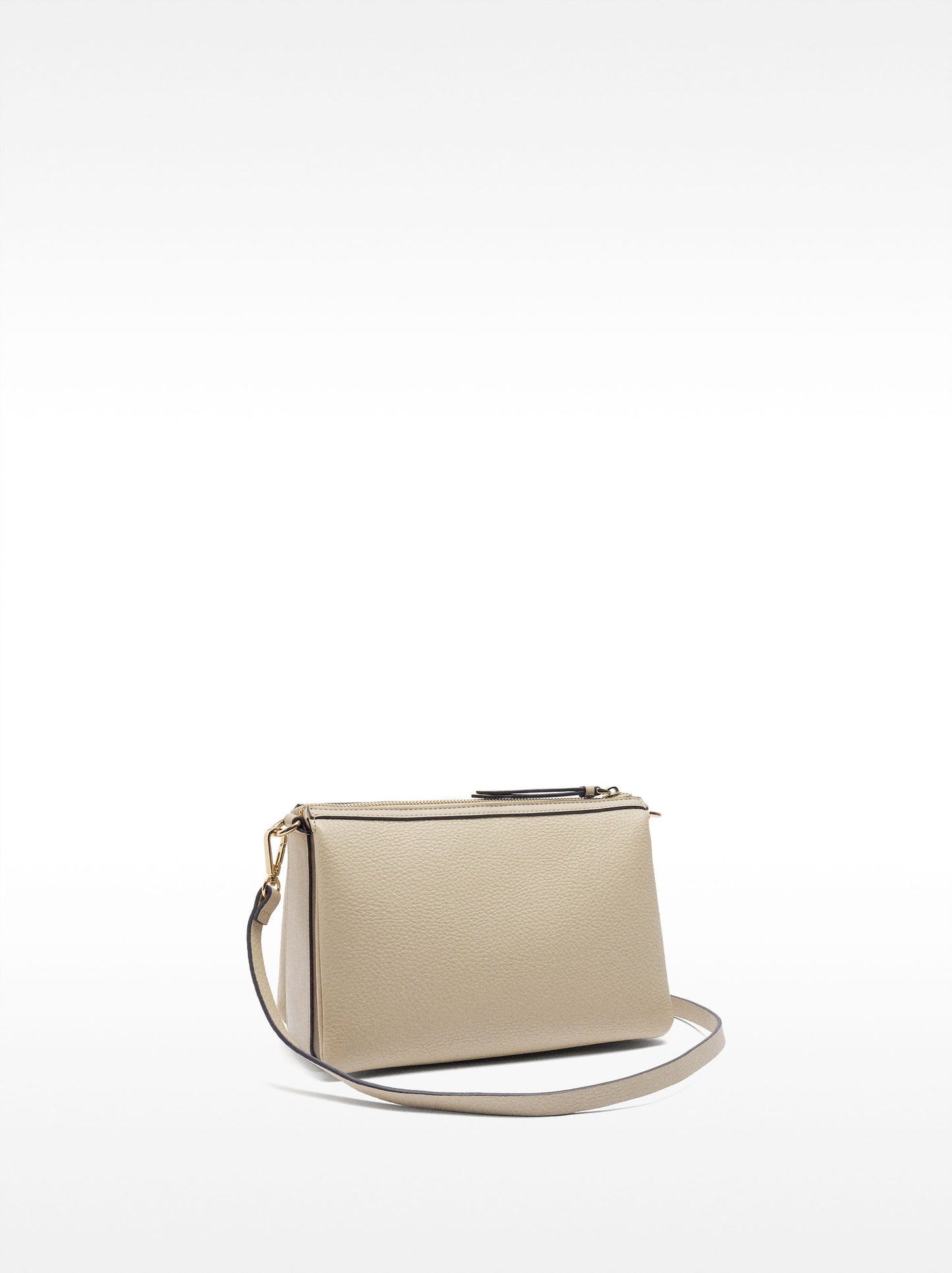 Triple Crossbody Bag With Texture