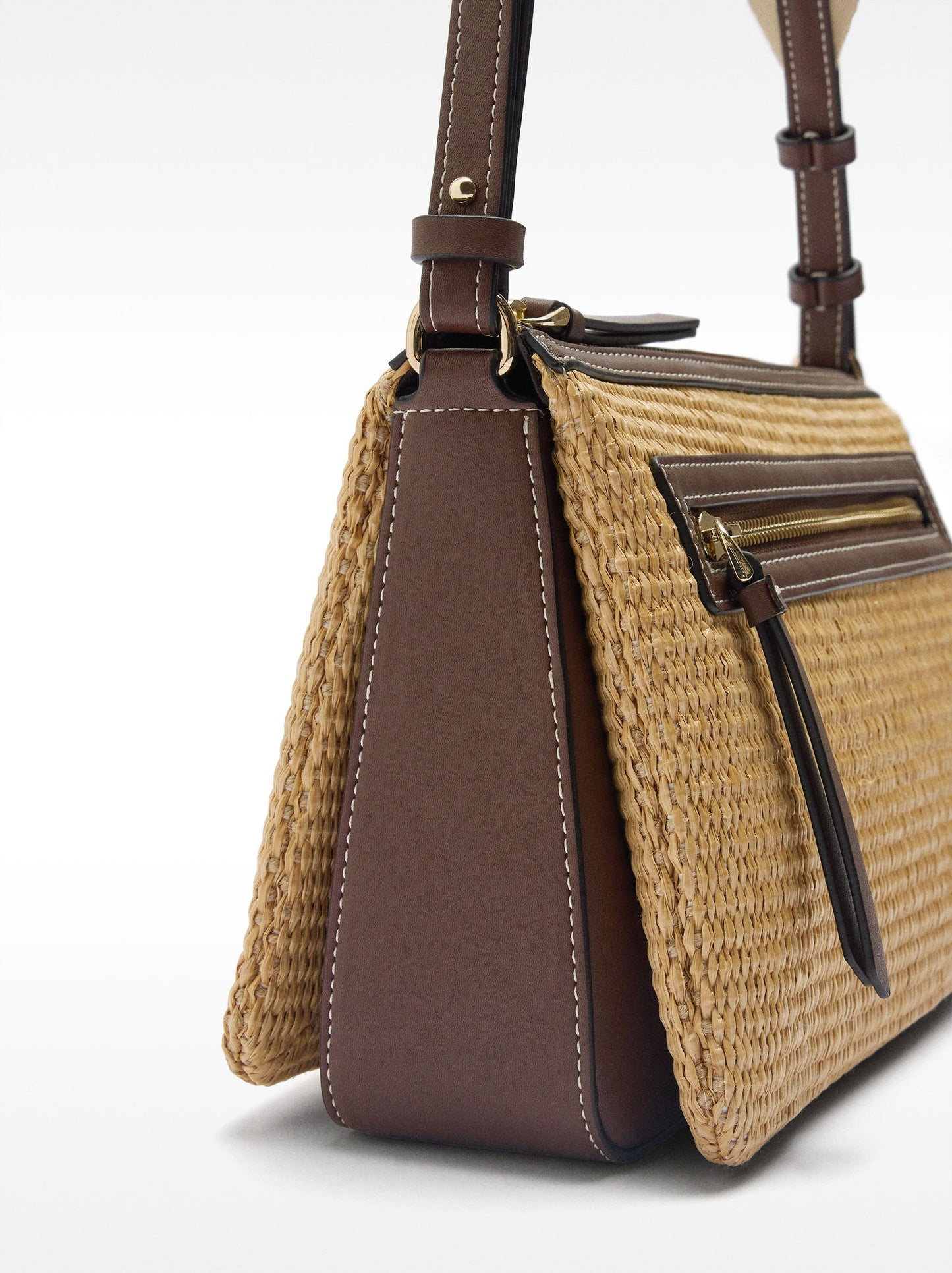 Crossbody Bag With Triple-Effect Straw
