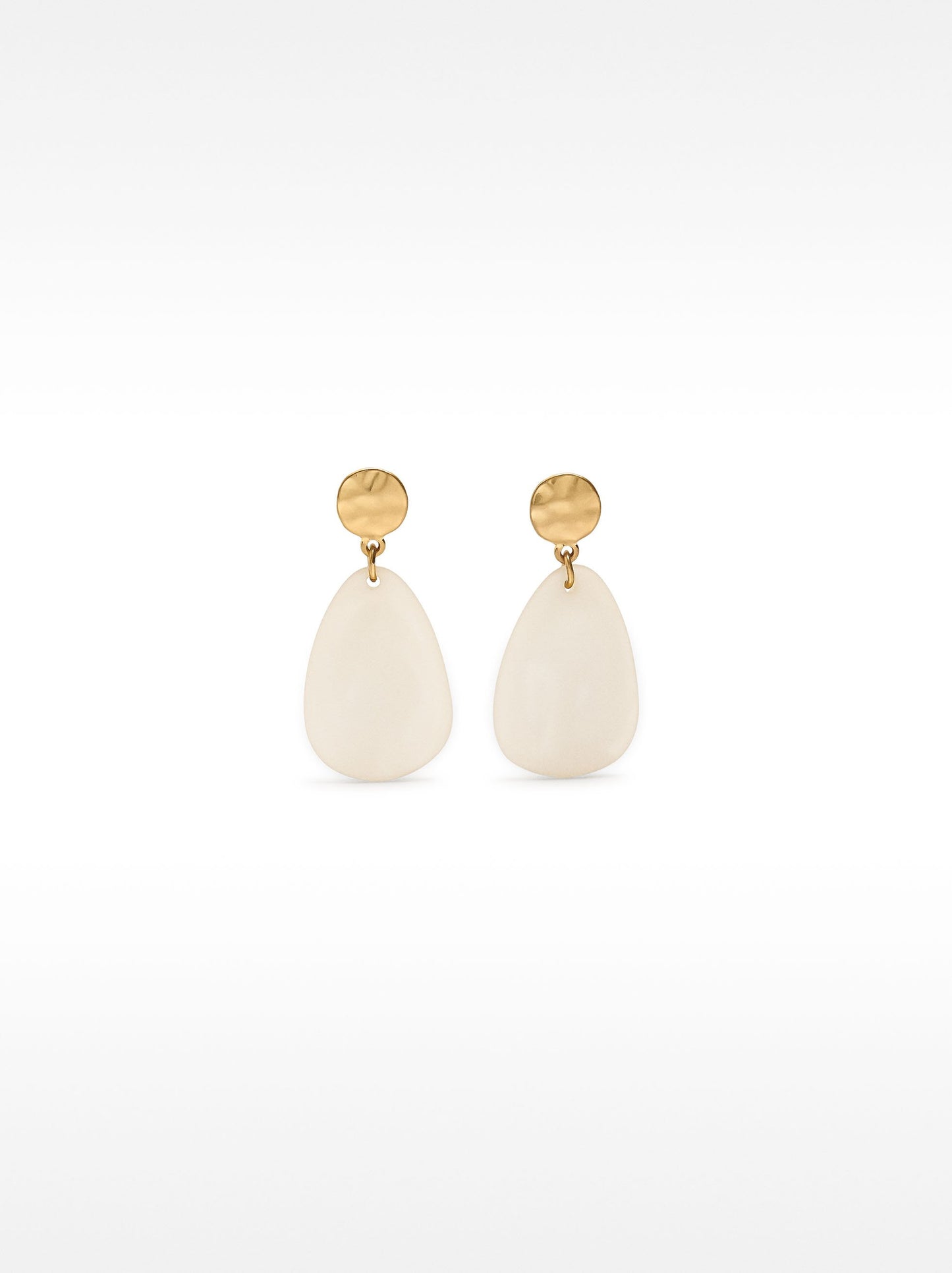 Oval Resin Earrings
