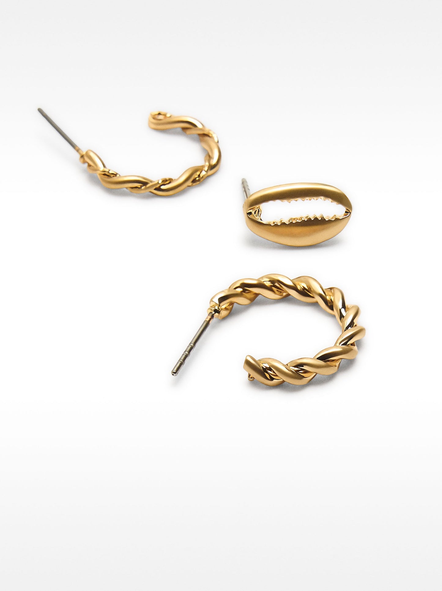 Set Of Golden Earrings