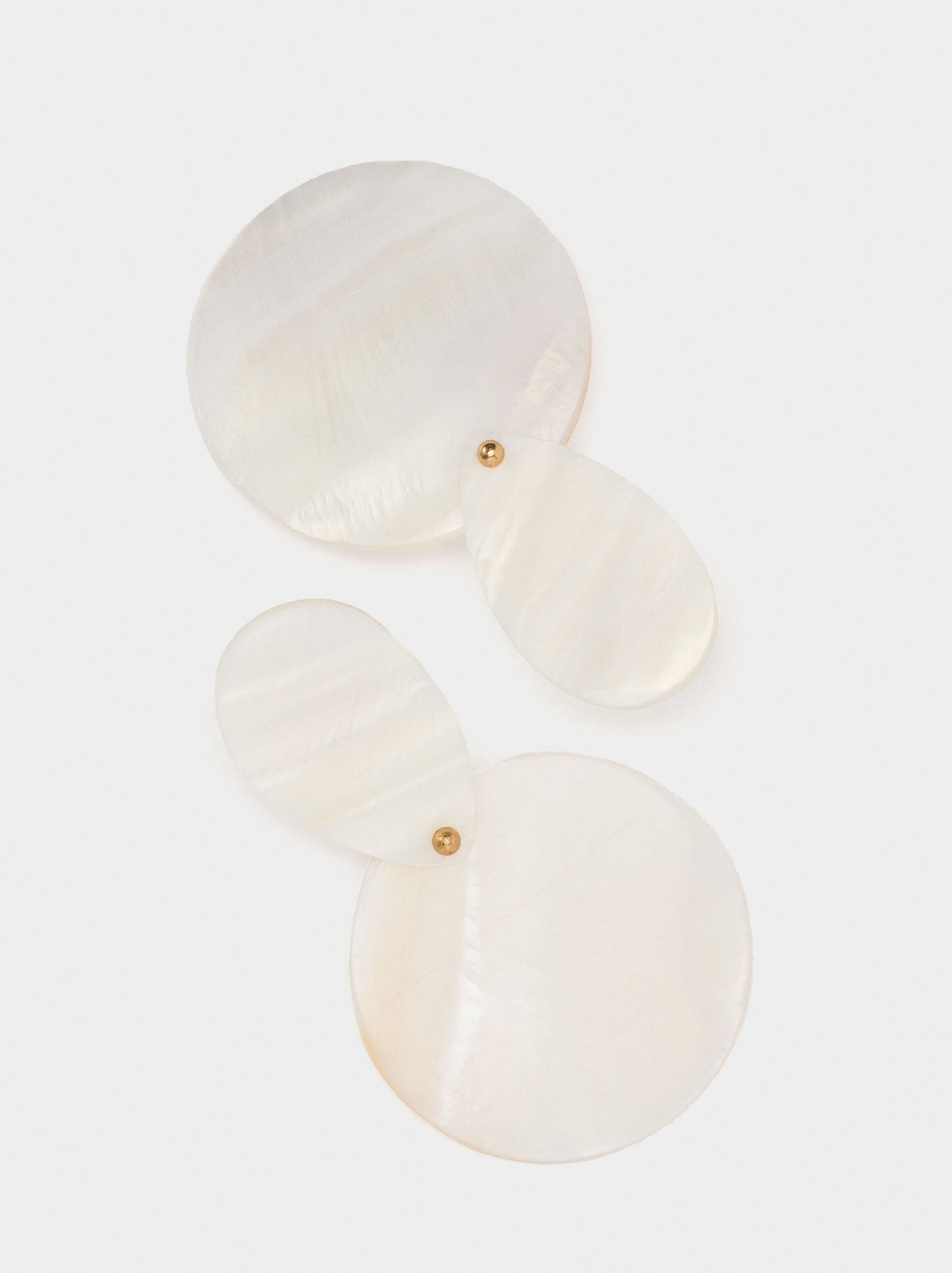 Shell Earrings With Circles