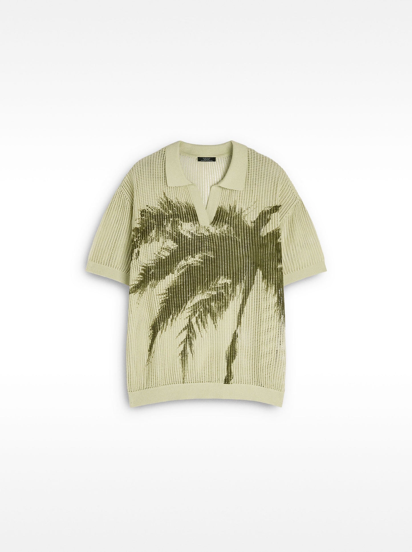 Cotton T-Shirt With Polo Collar