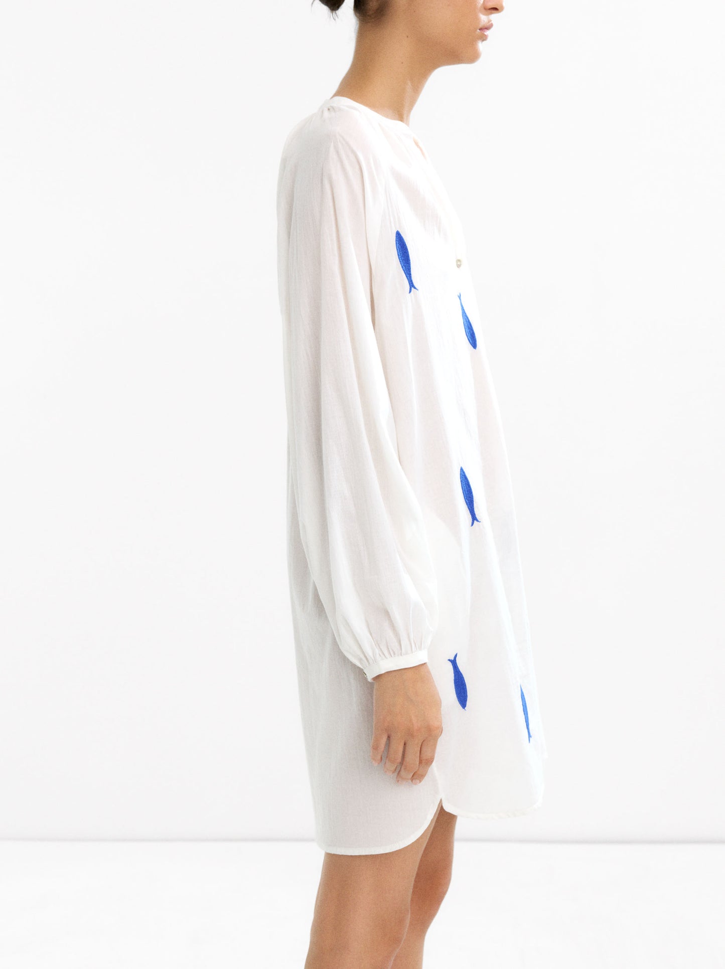 Dress With 100% Cotton Embroidery