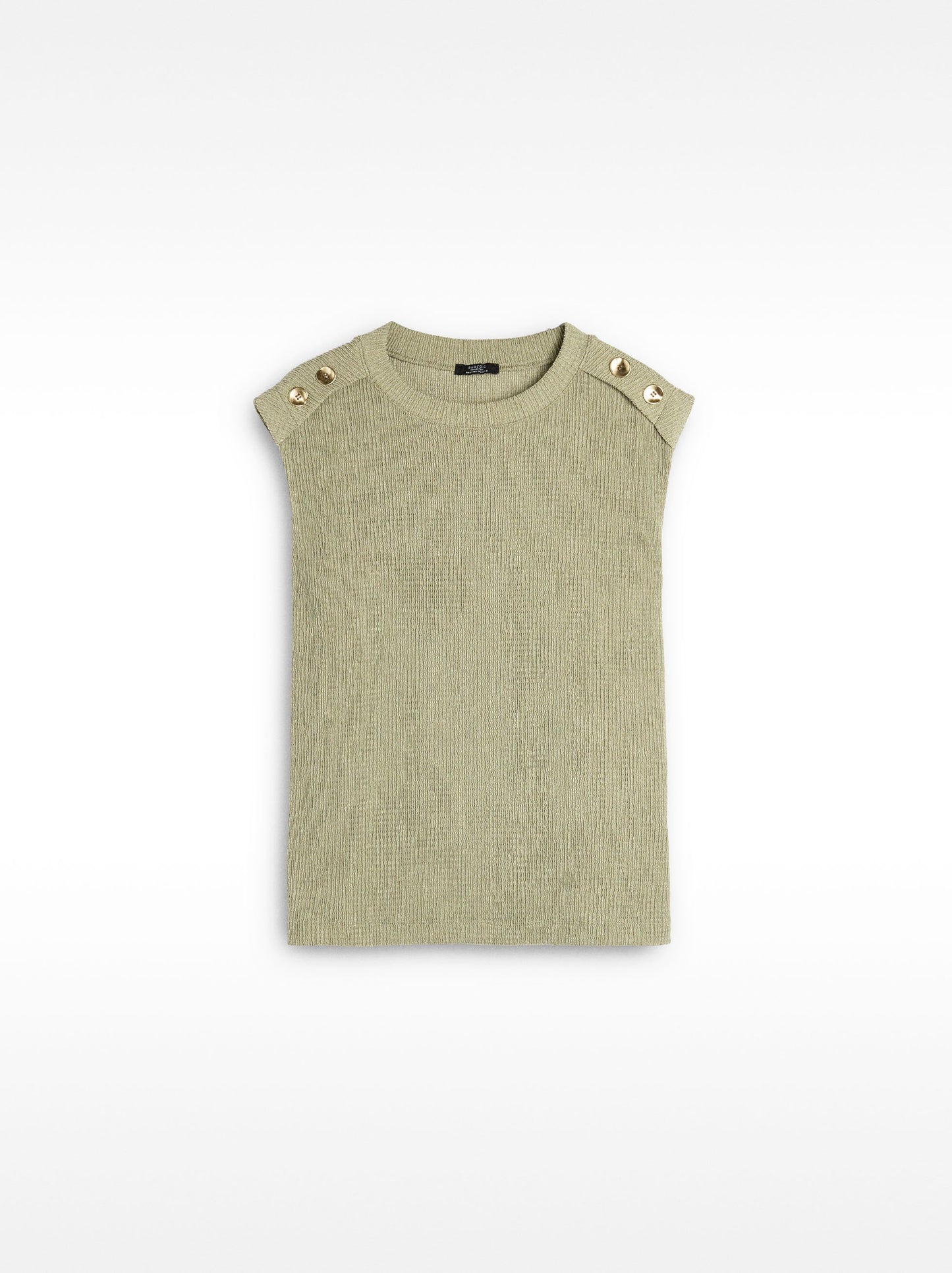 Top With Buttons And Texture