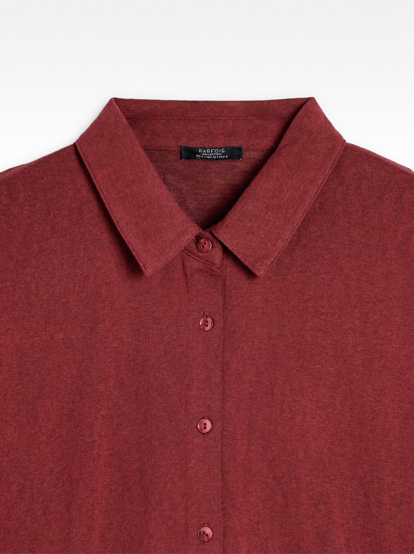 Cotton Shirt With Short-Sleeve