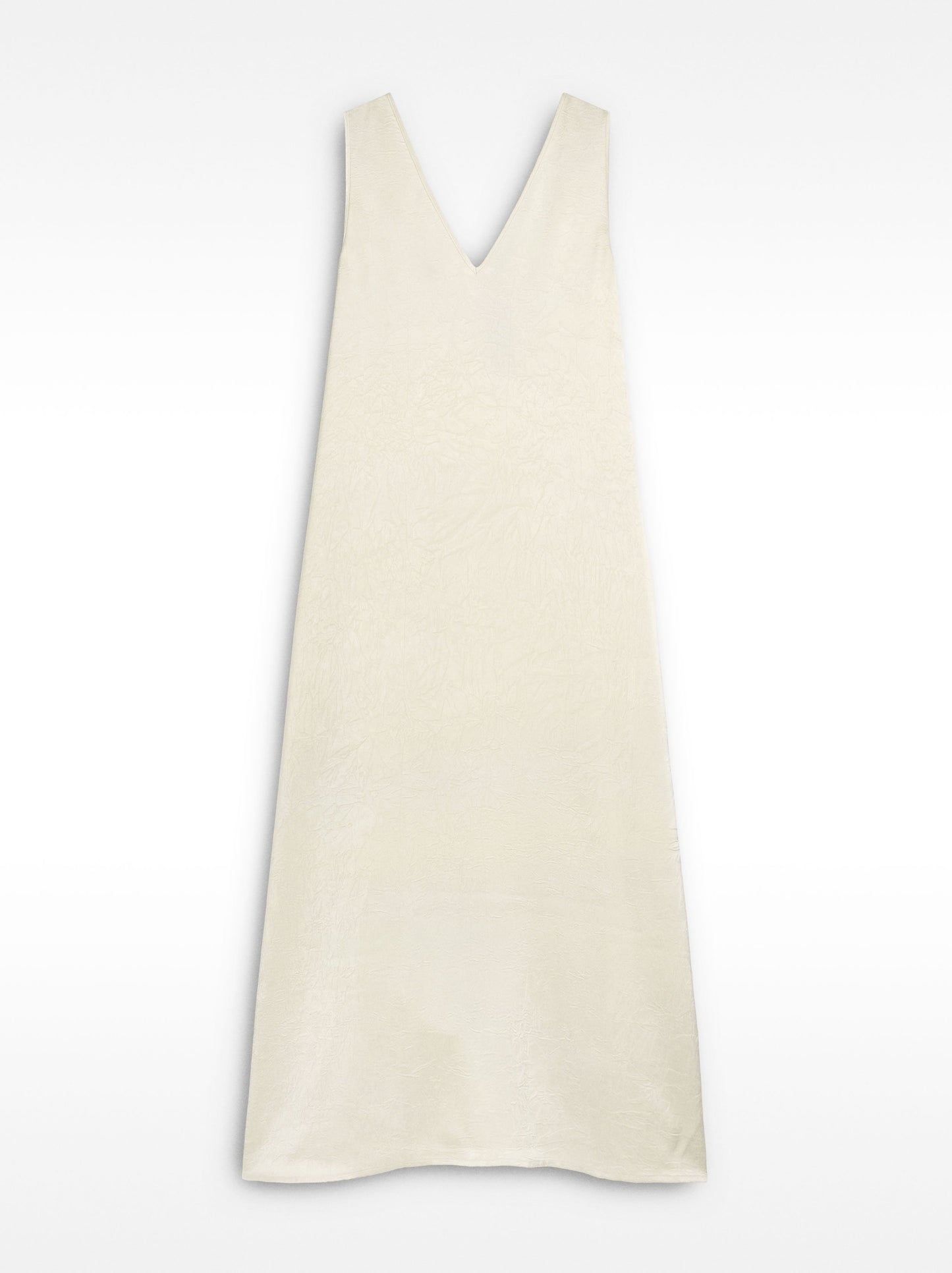 Wrinkled Effect Midi Dress