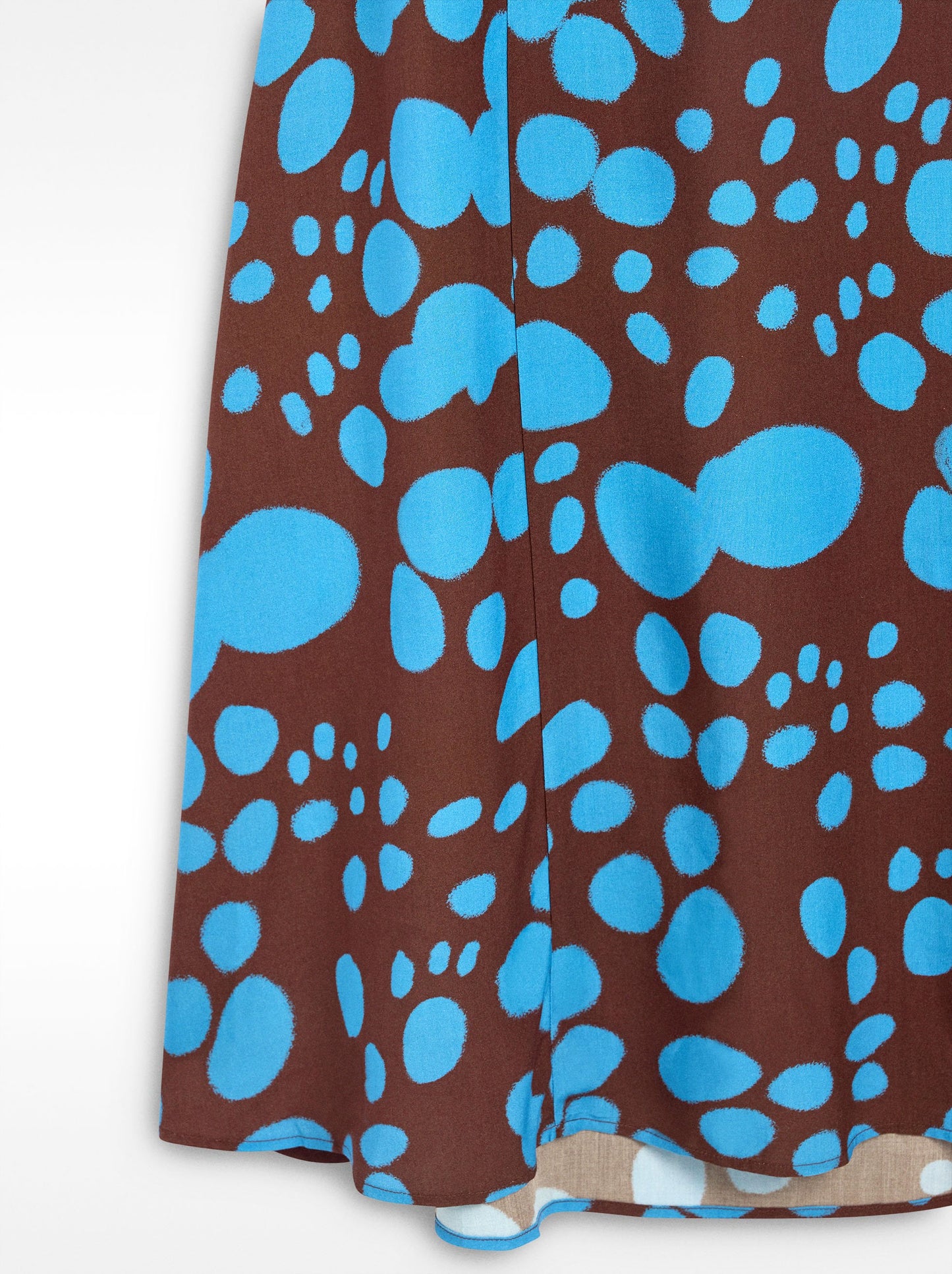 Long Printed Dress With Straps