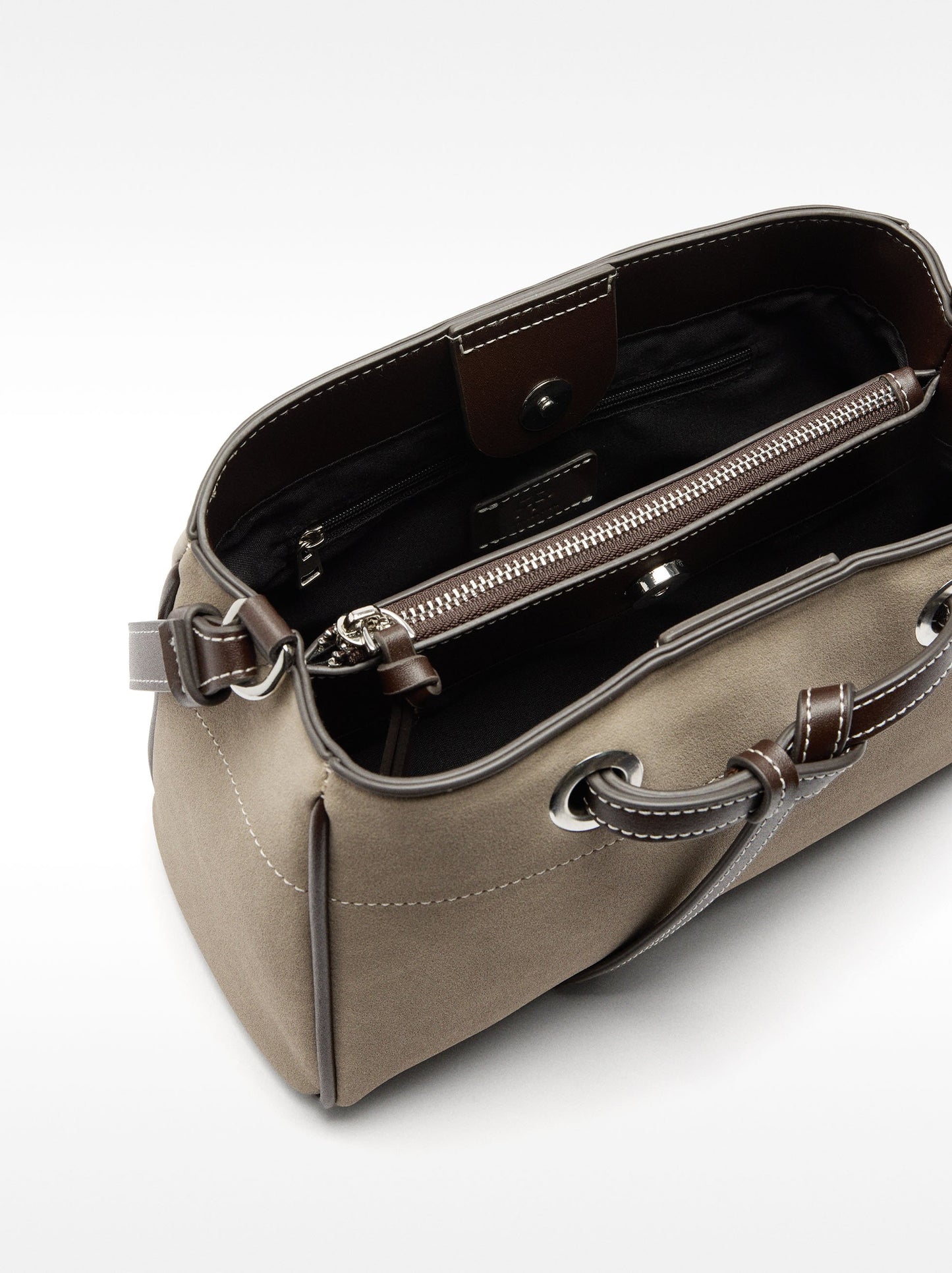 Leather-Effect Crossbody Bag