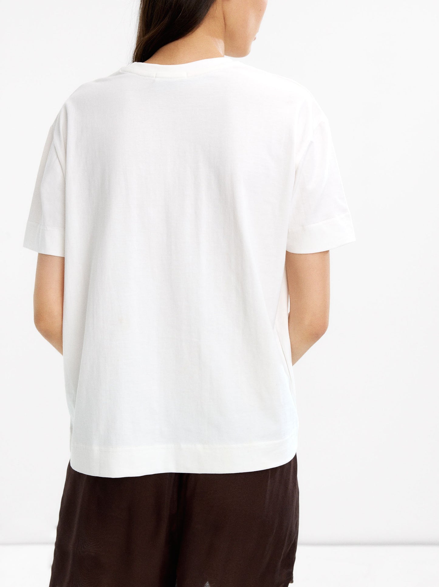 T-Shirt With Embroidery 100% Cotton