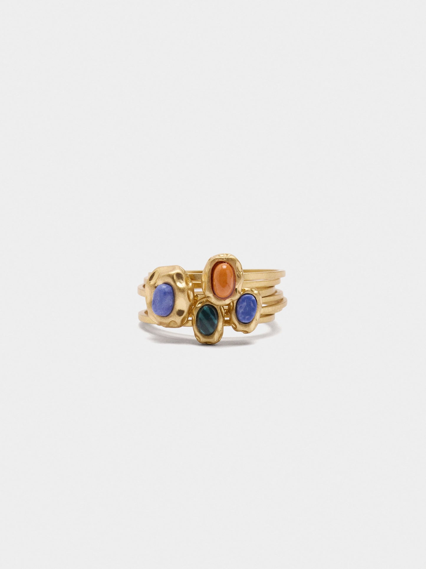 Set Of Rings With Stones