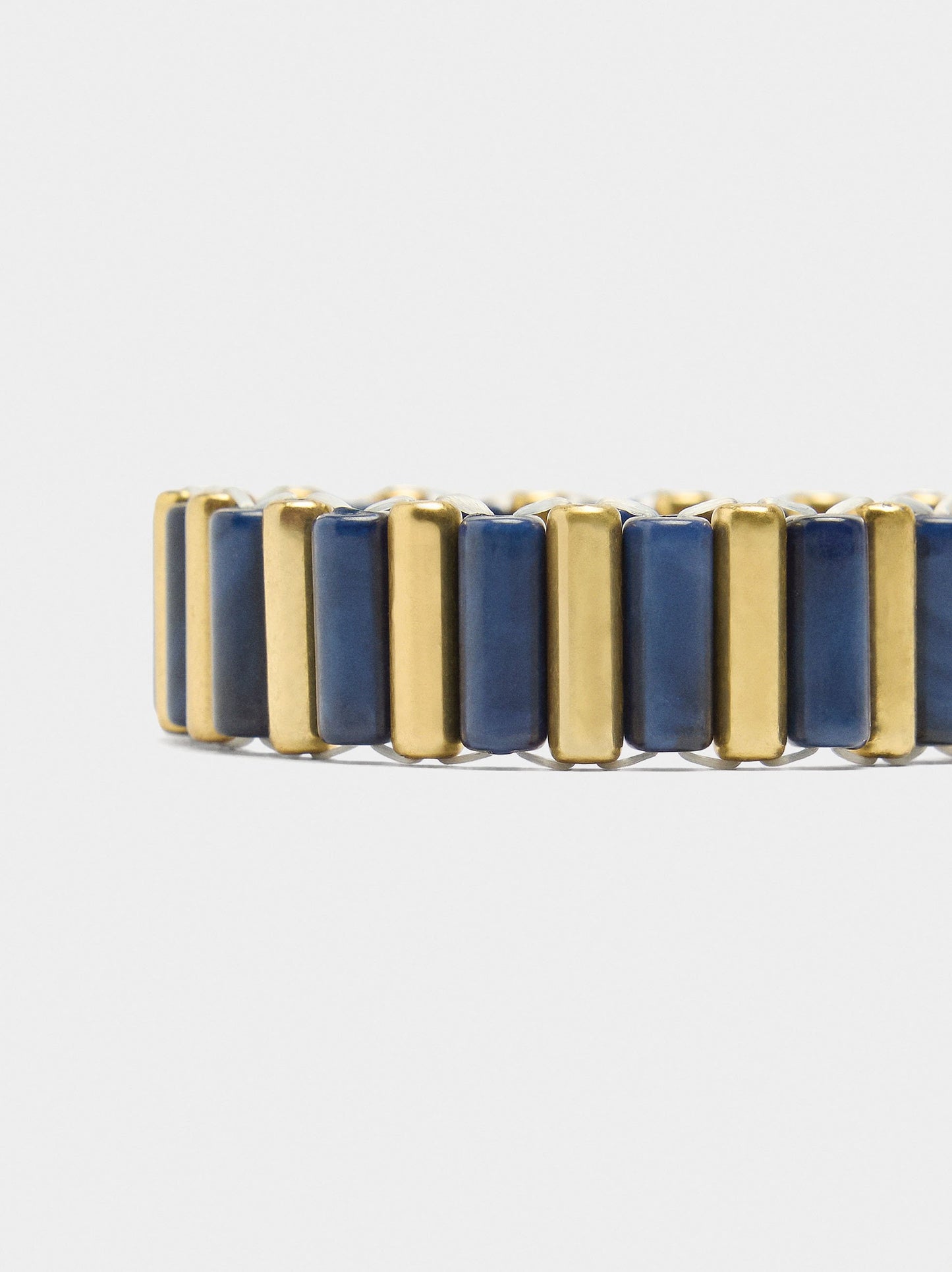 Bracelet With Stone-Effect Beads