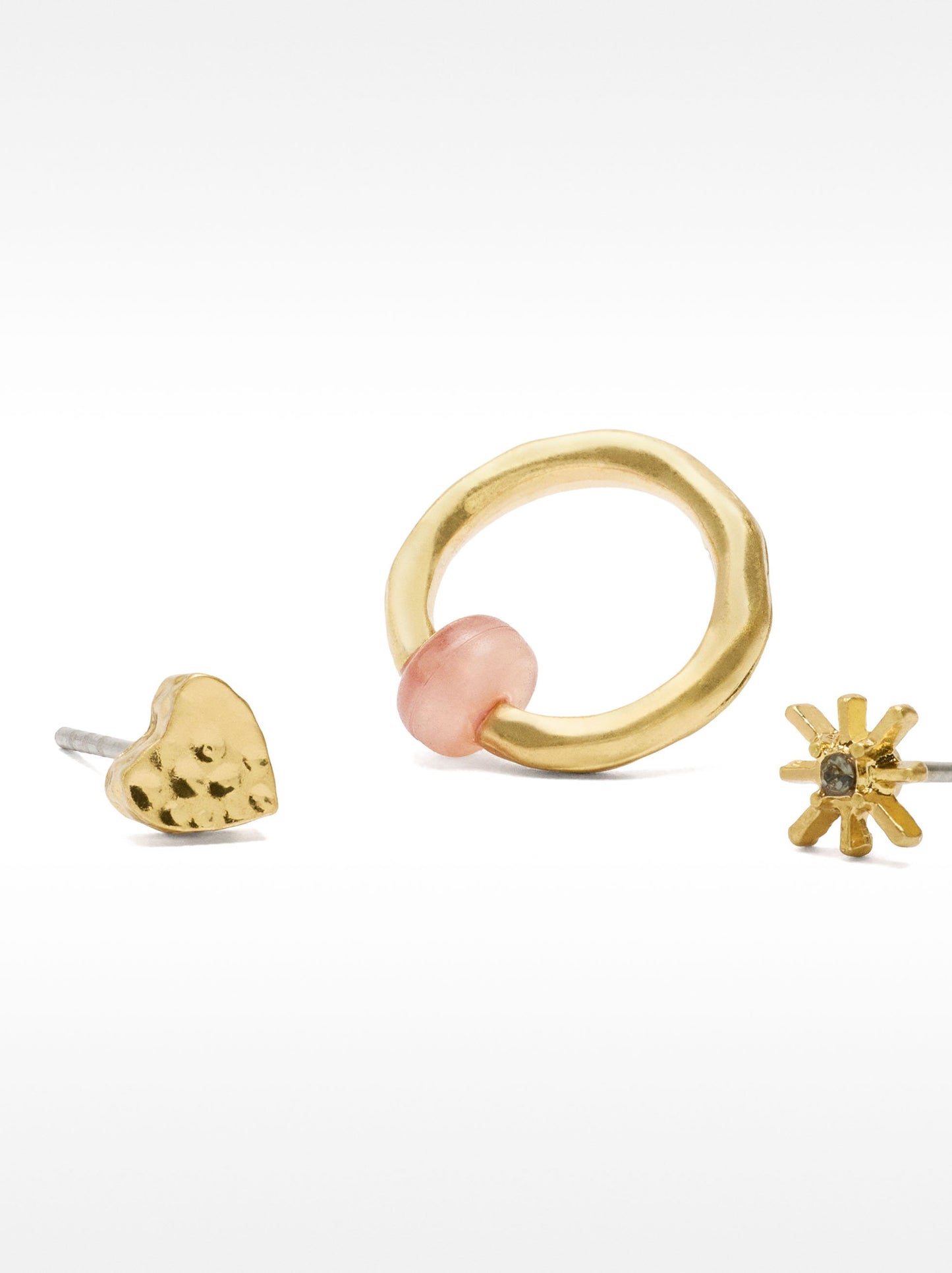 Set Of Gold Earrings