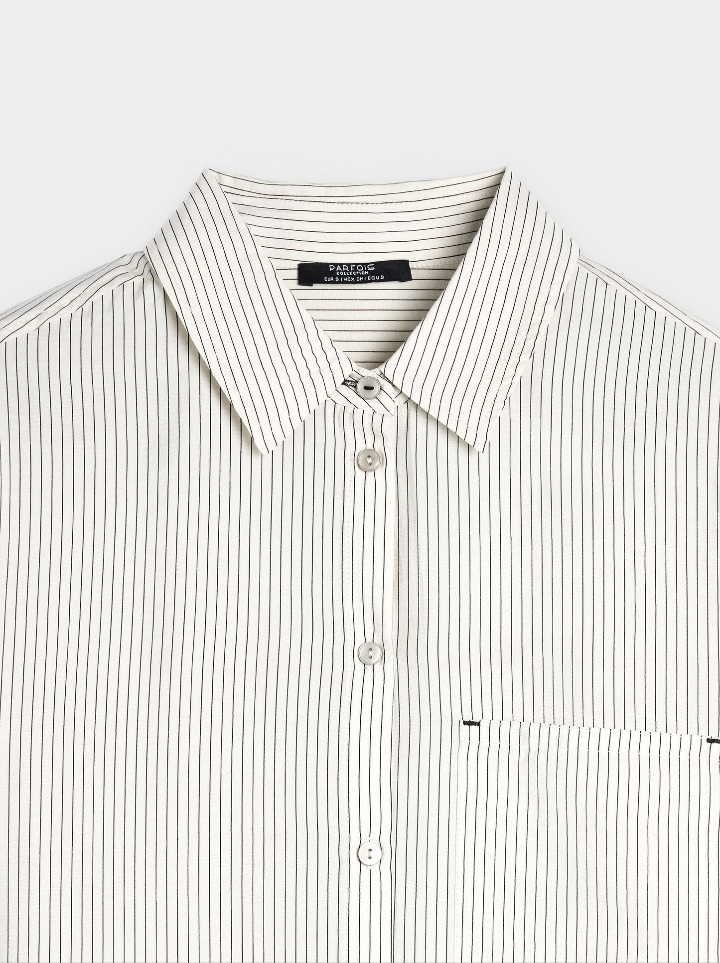 Long-Sleeved Shirt With Stripes