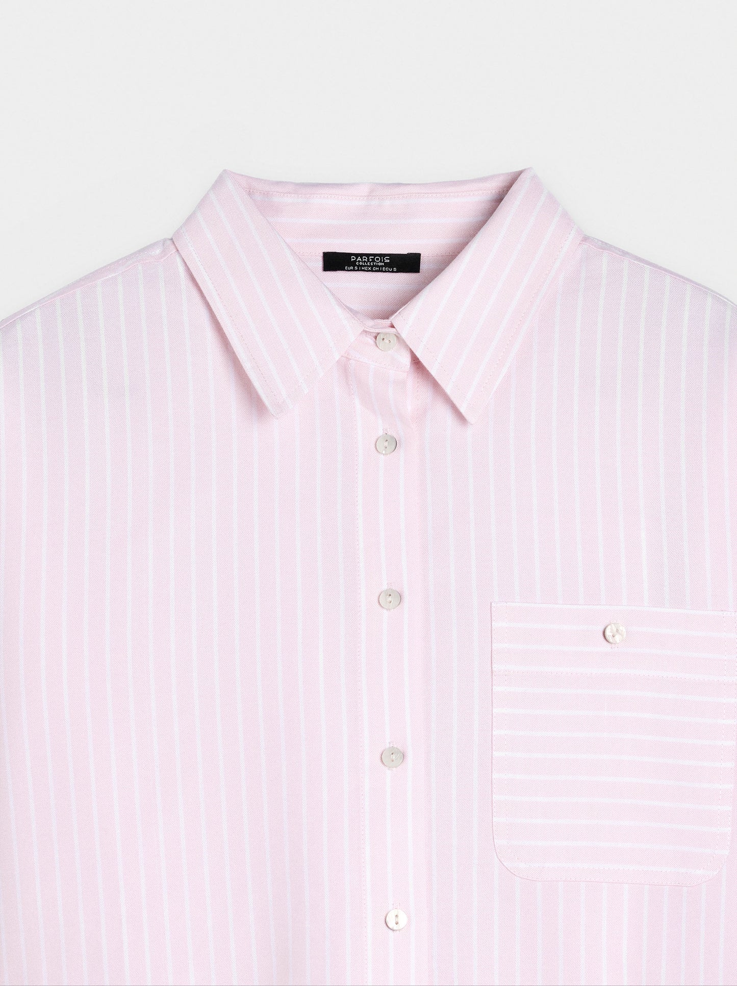 Shirt With Cotton Stripes