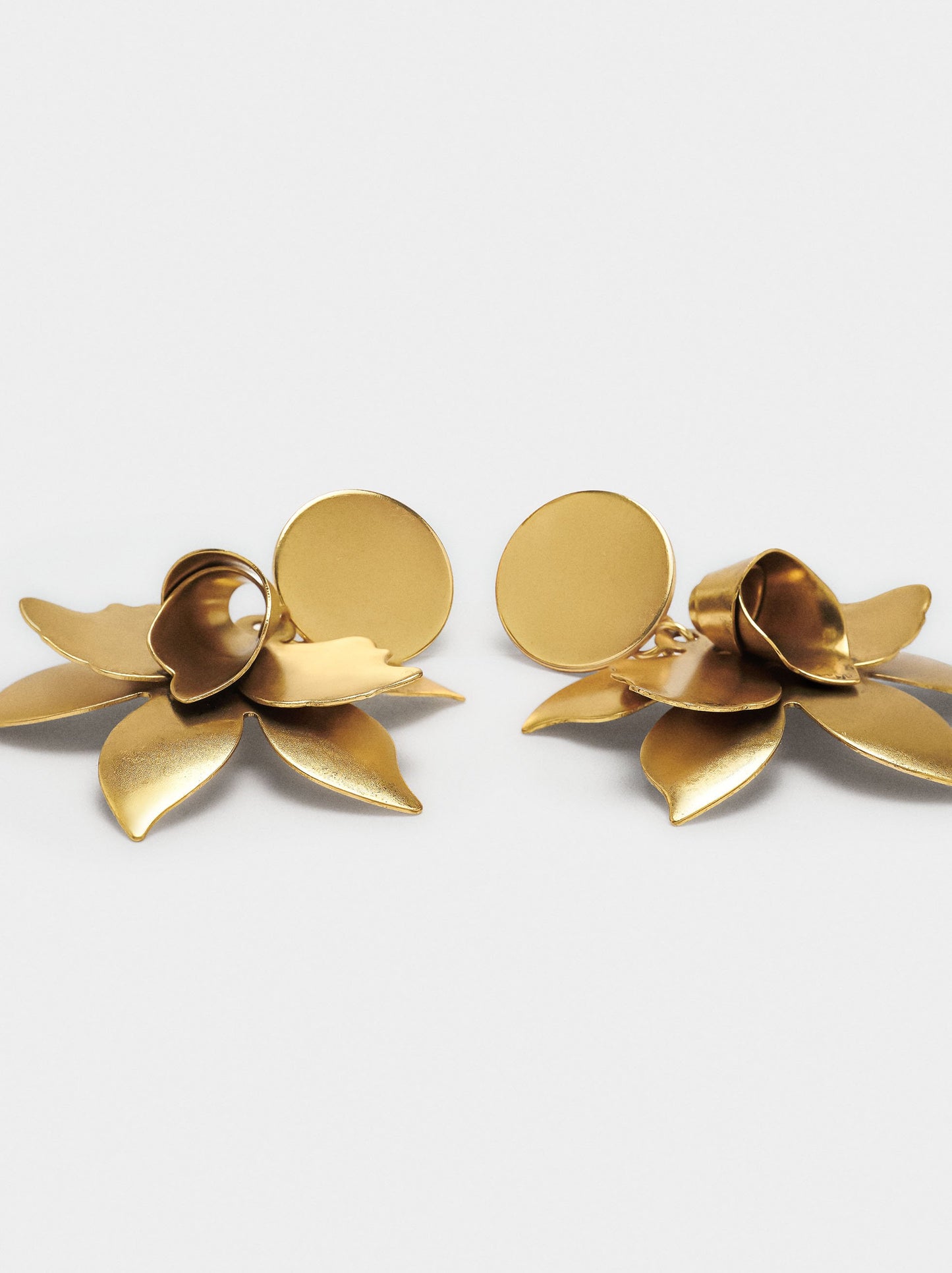 Maxi Earrings Golden Flower