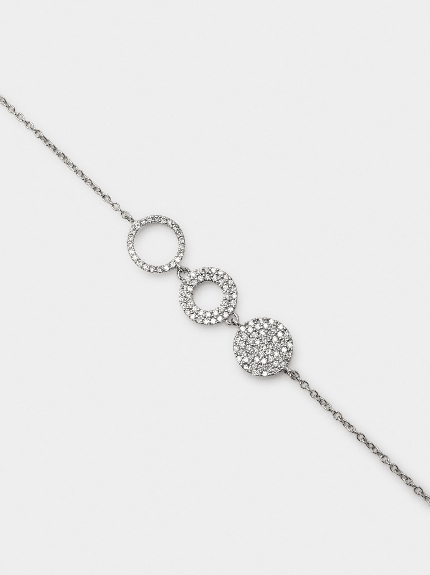 Bracelet With Hoop Detail With Zirconias