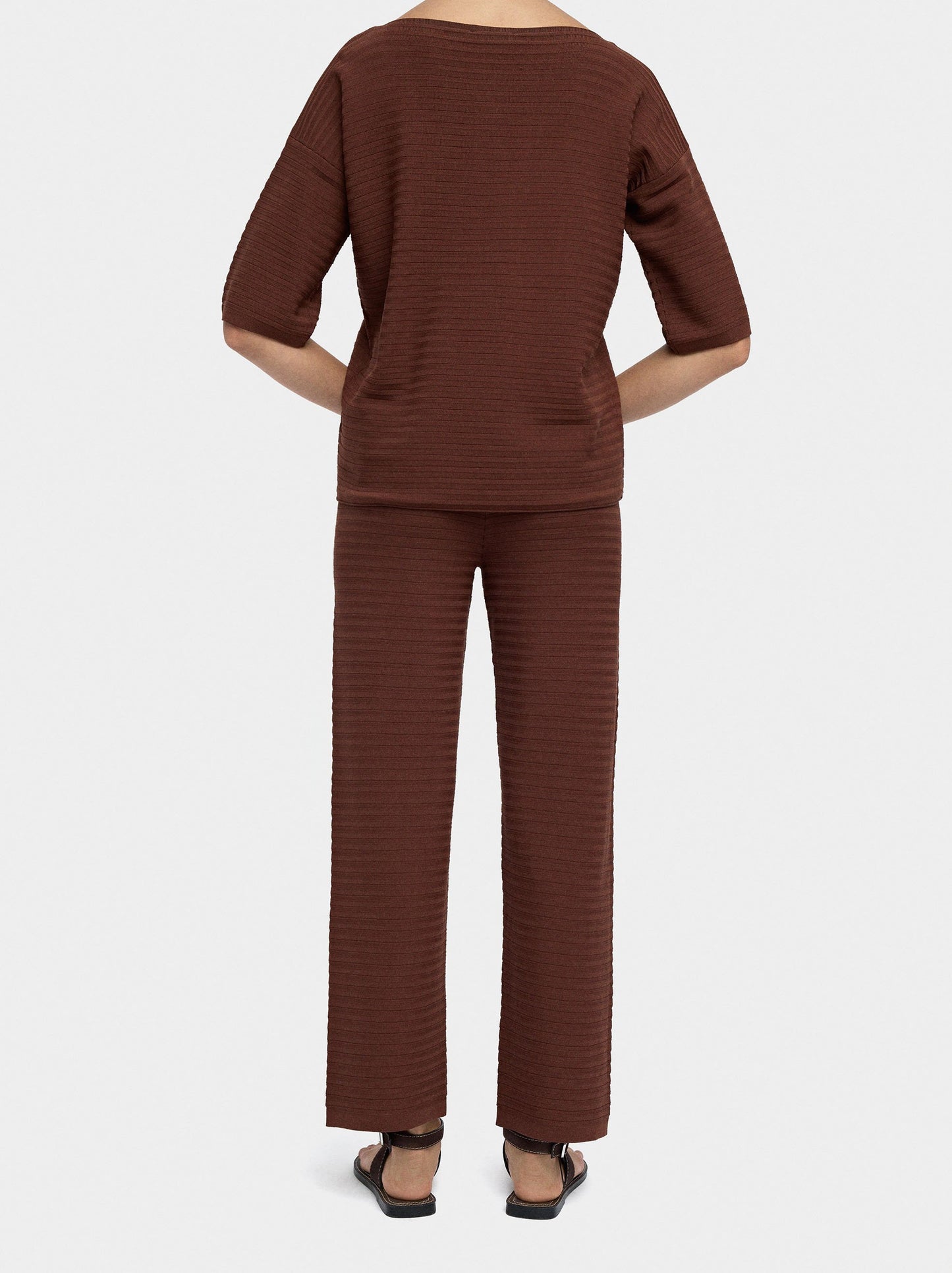 Short-Sleeved Knit Top