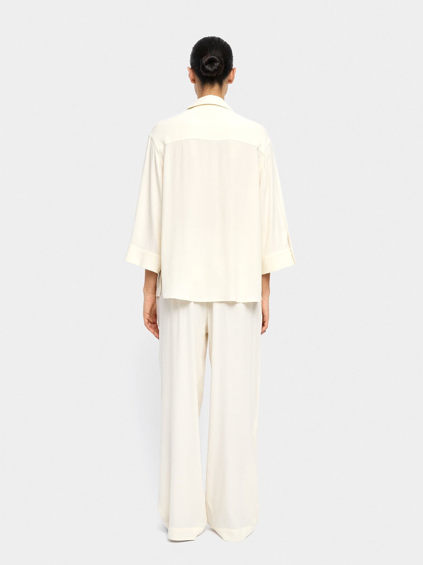 Trousers Of Lyocell With Elastic Waist