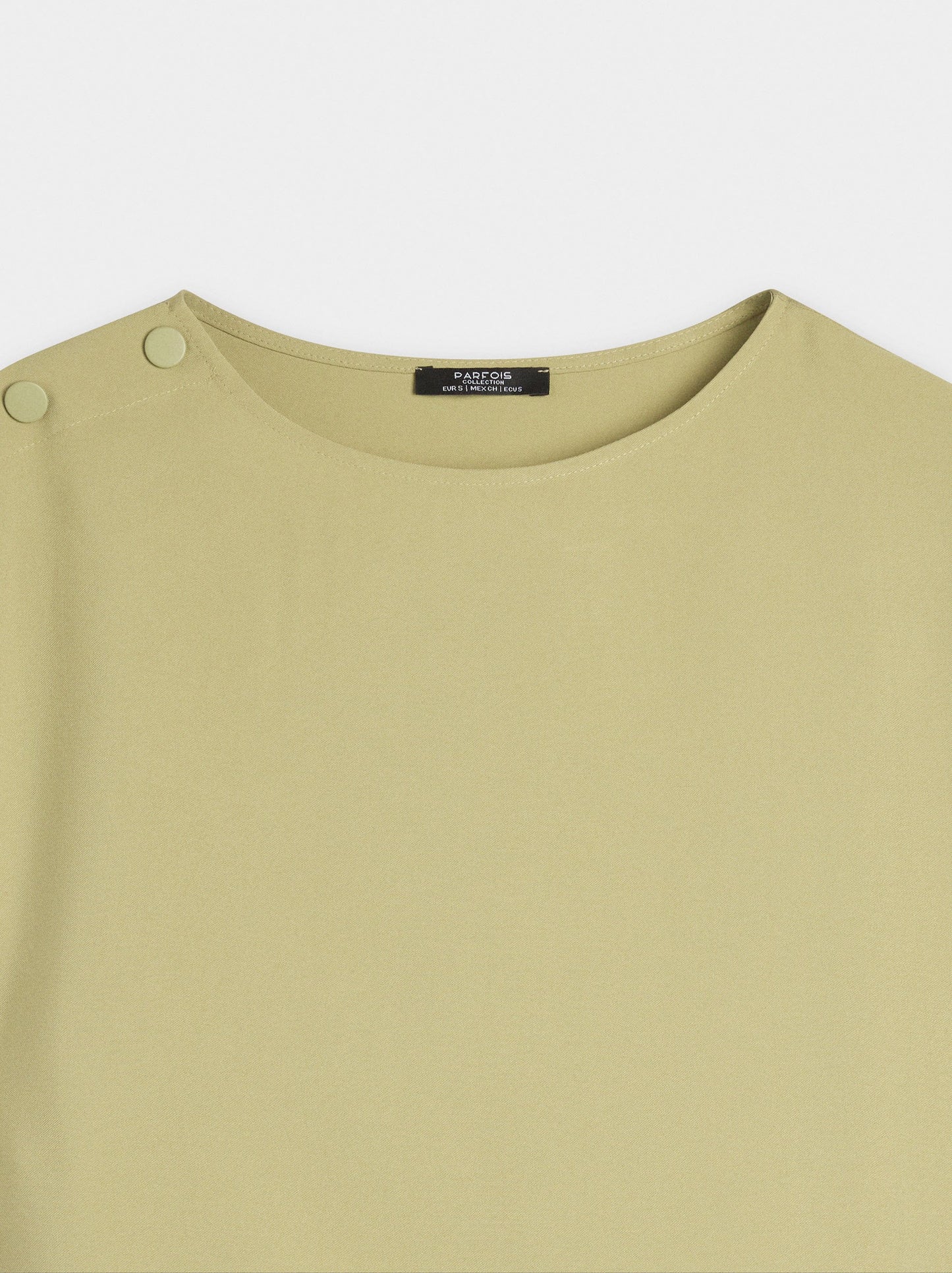 T-Shirt With Button Detail