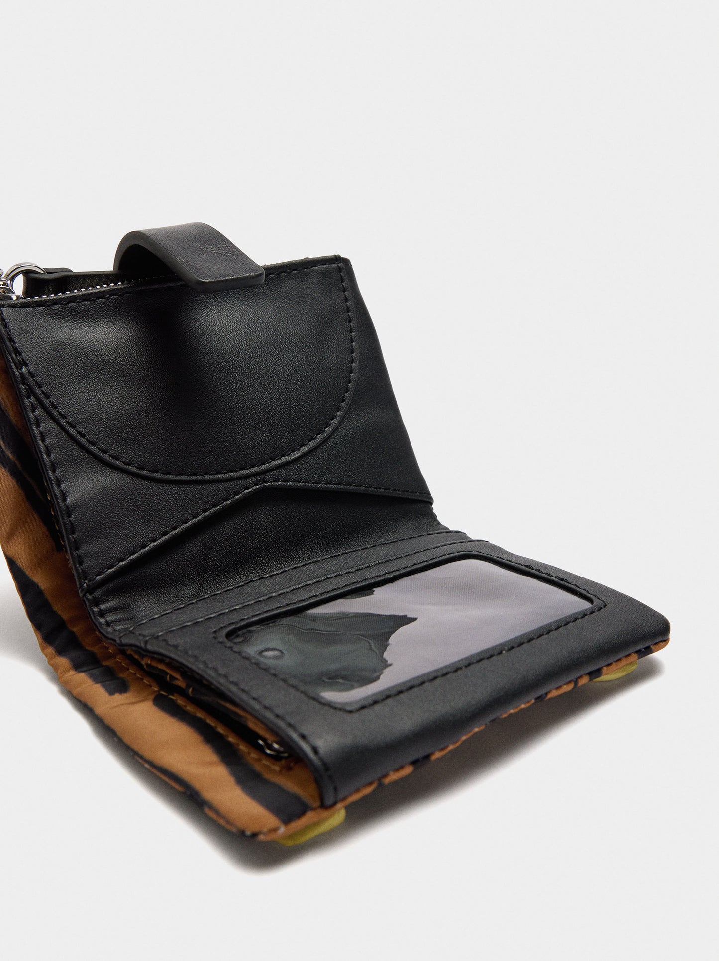 Animal Printed Nylon Wallet