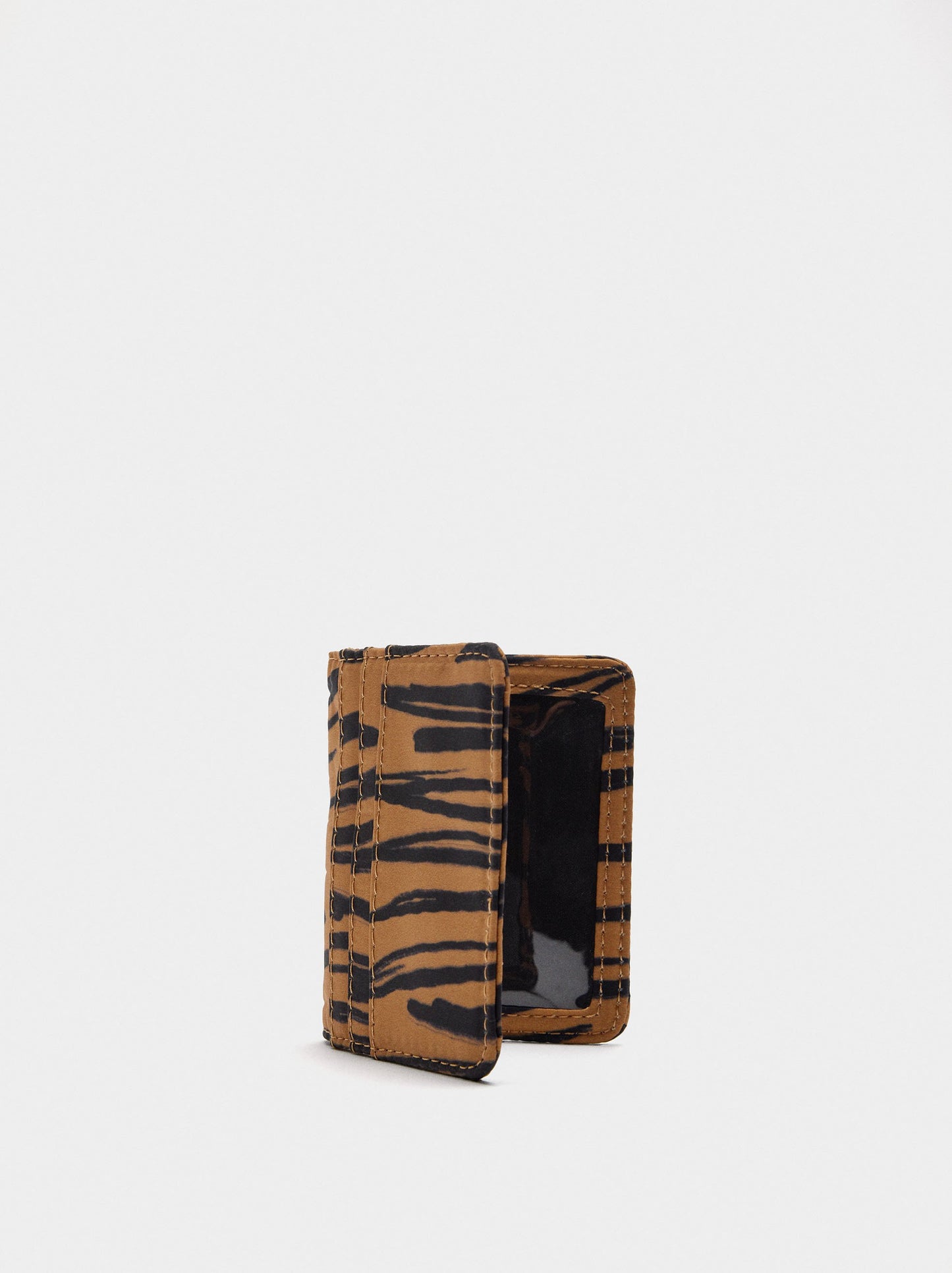Animal Printed Nylon Wallet