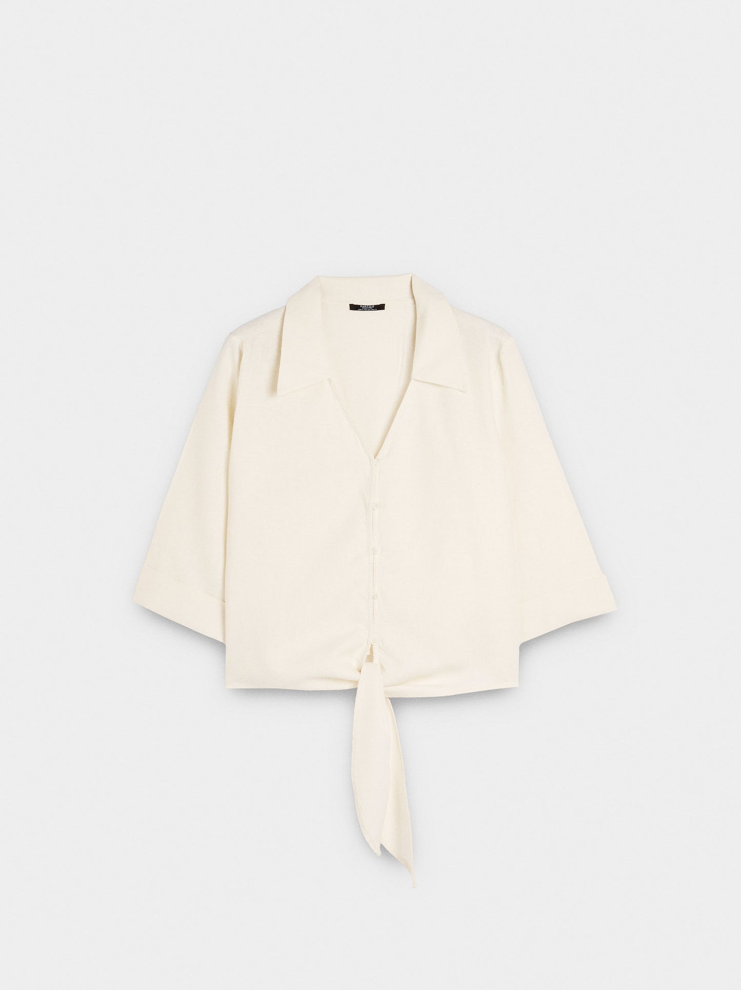 Linen-Blend Shirt