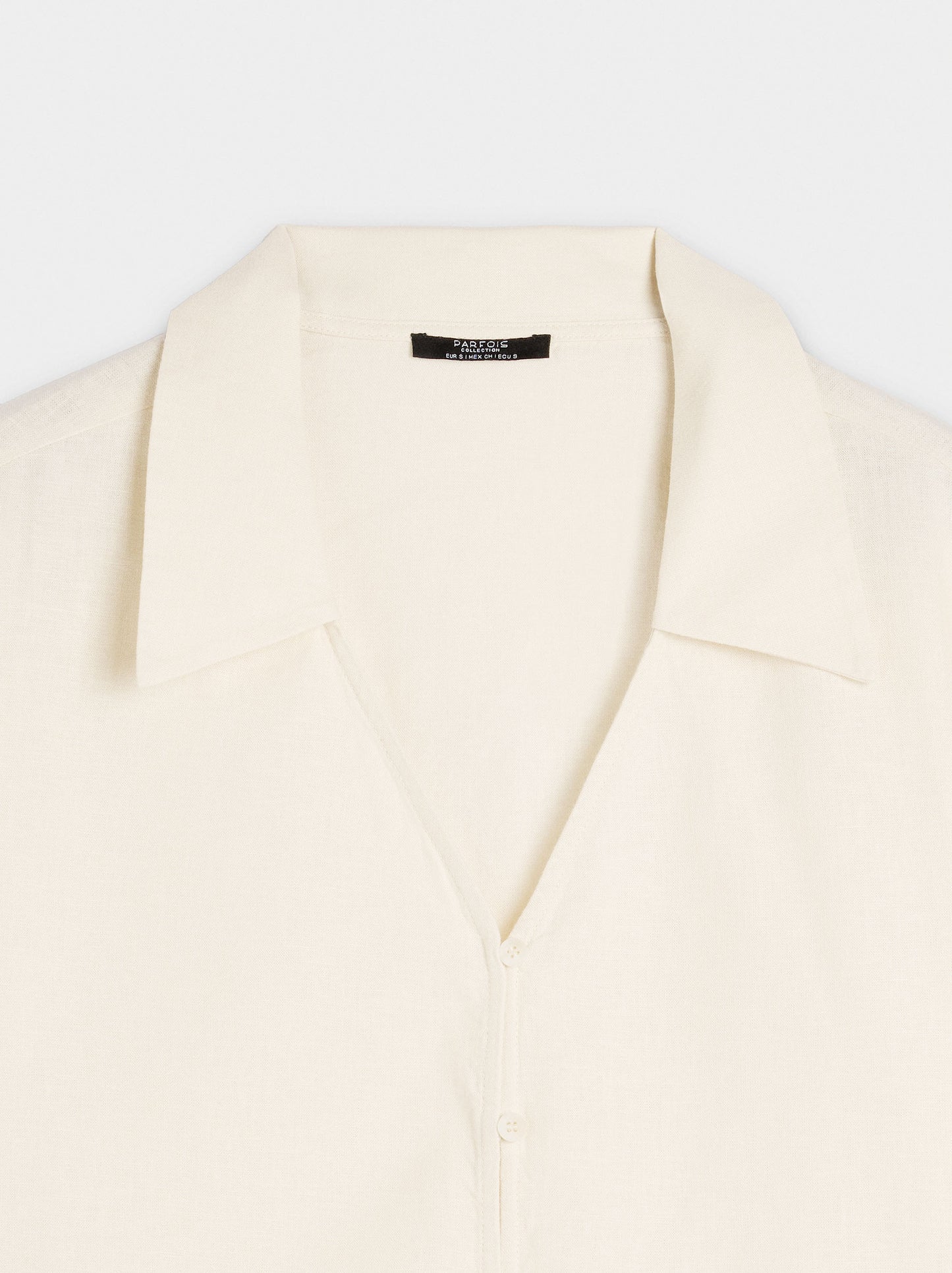 Linen-Blend Shirt