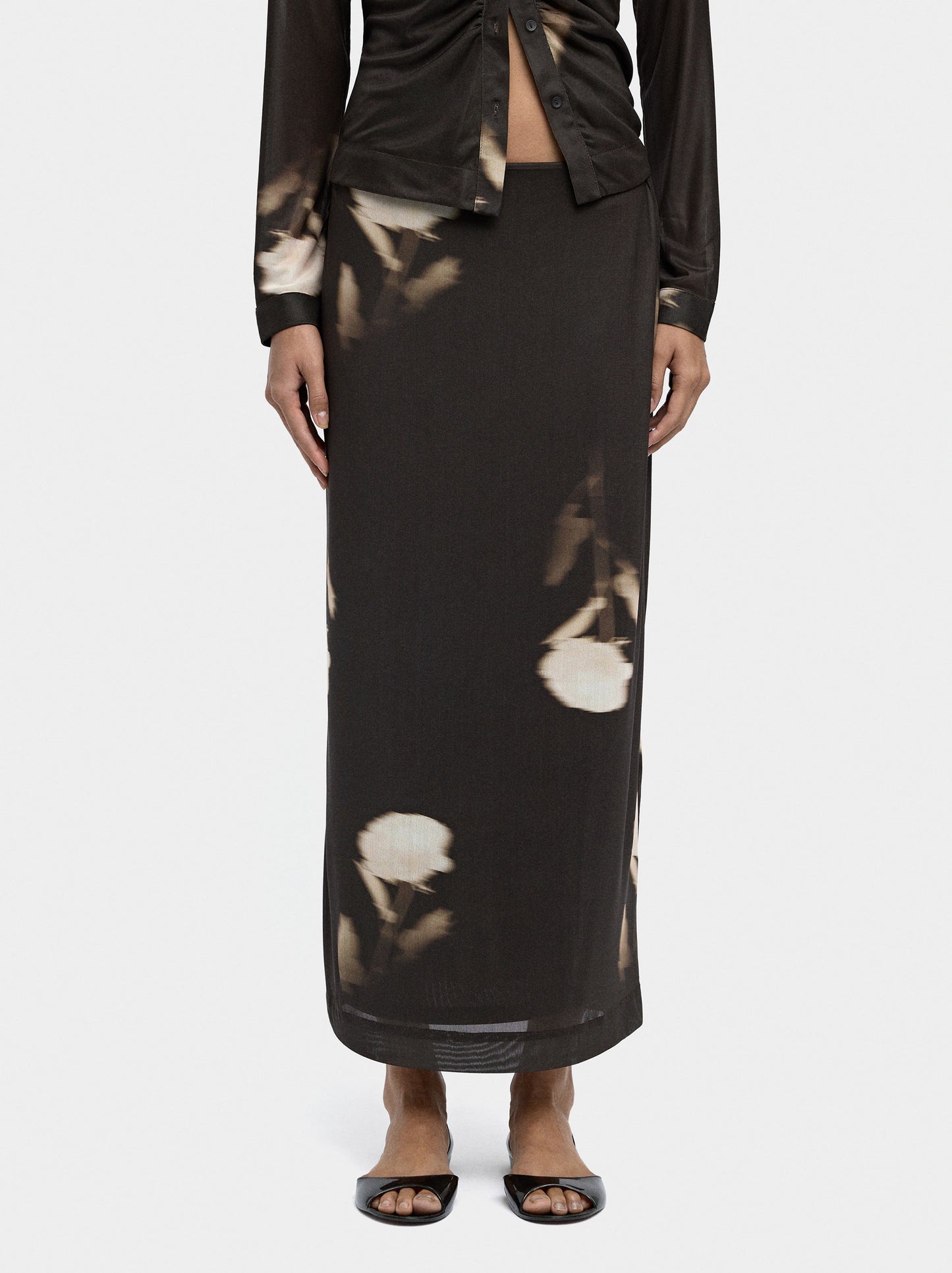 Printed Long Skirt