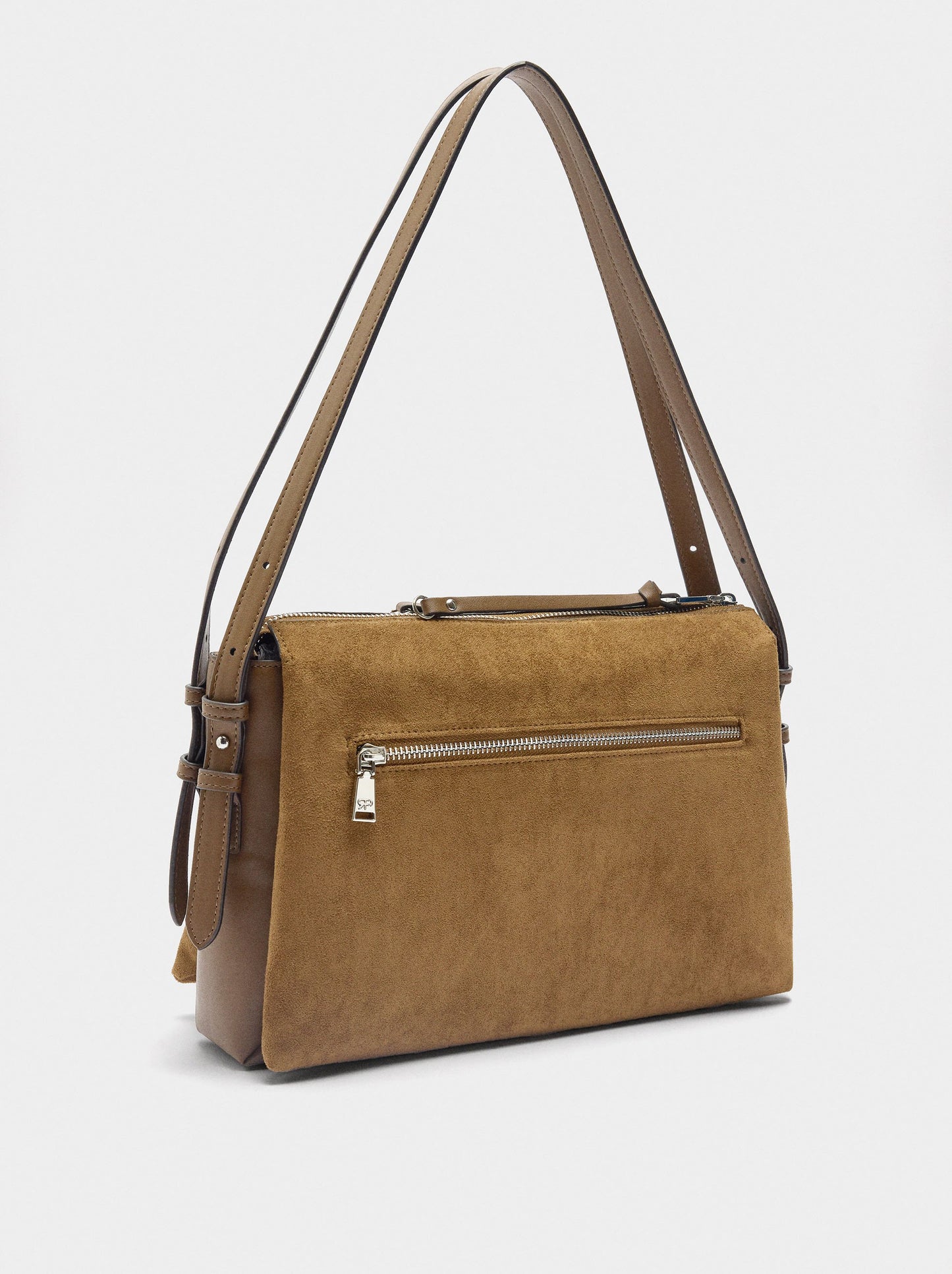 Shoulder Bag With Leather-Effect