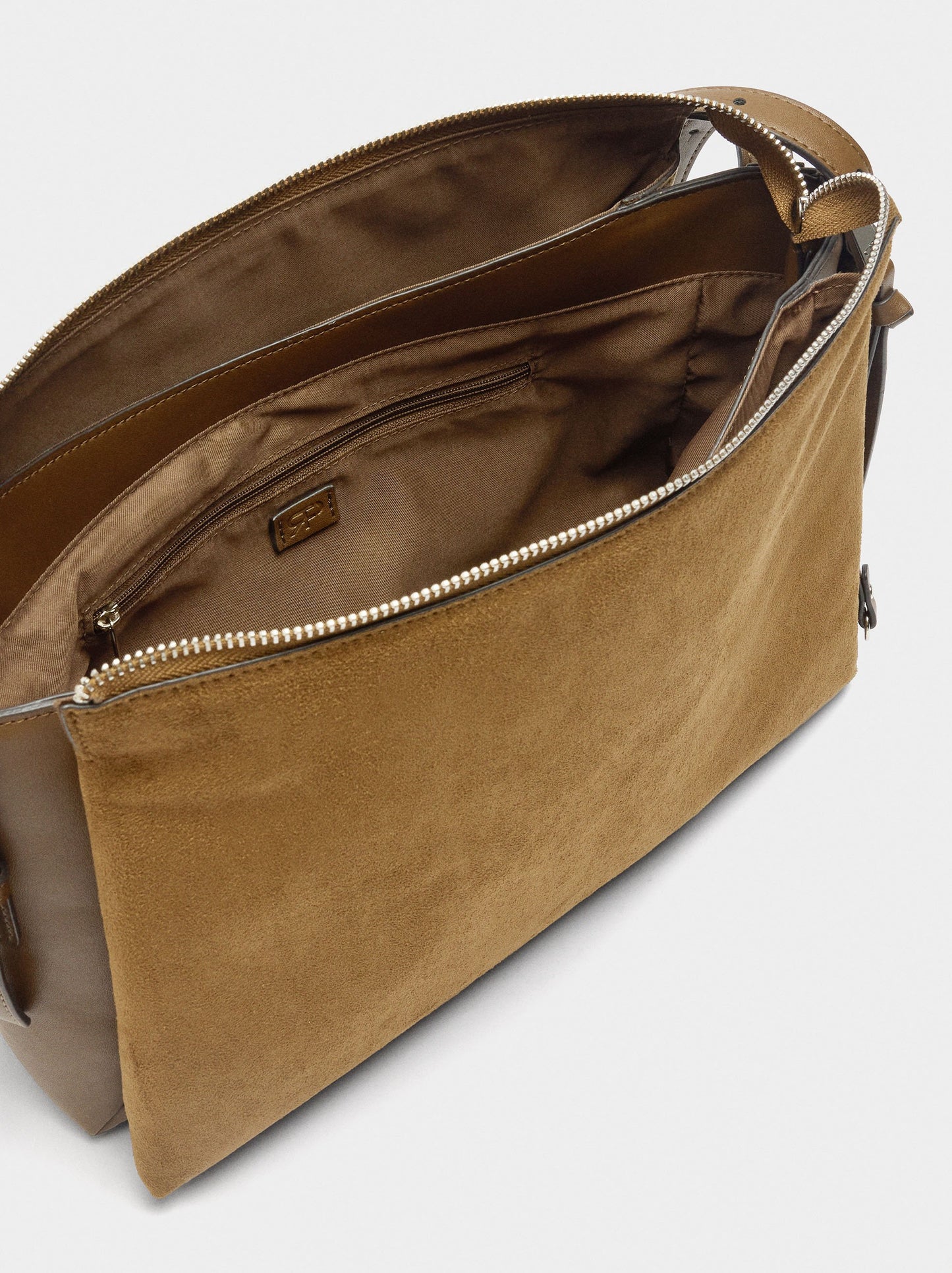 Shoulder Bag With Leather-Effect