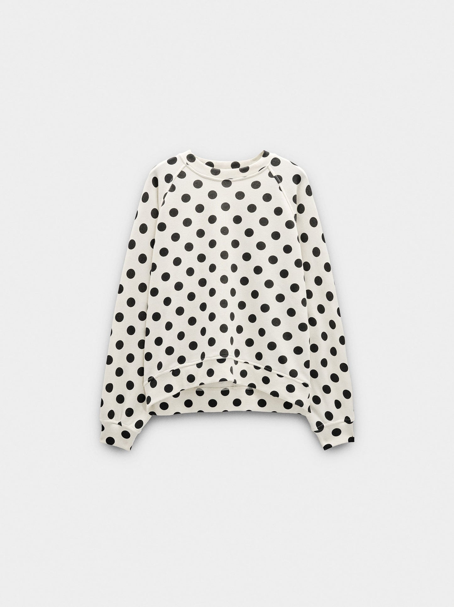 Sweatshirt With Polka Dots