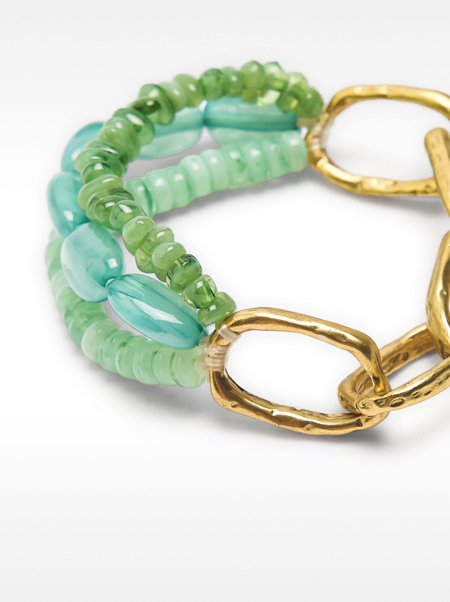 Bracelet With Stone-Effect Beads