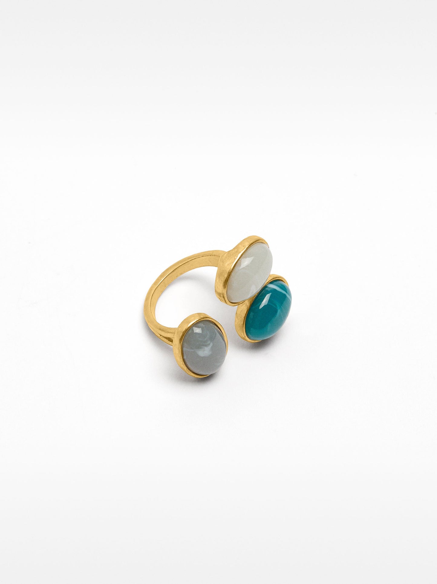 Ring With Stone Effect