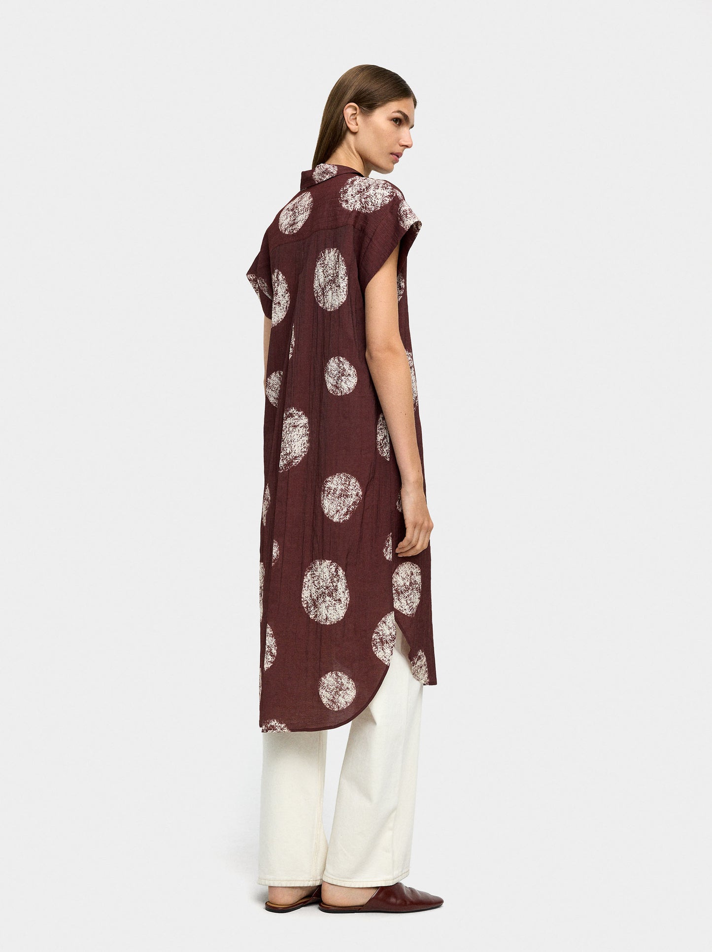 Printed Shirt Dress